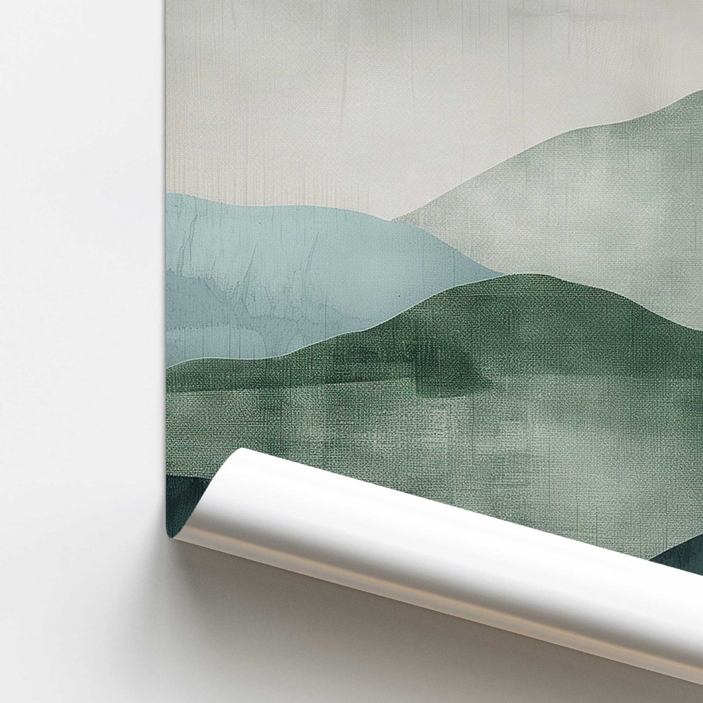 [color:Rolled Print], Picture of close up of art