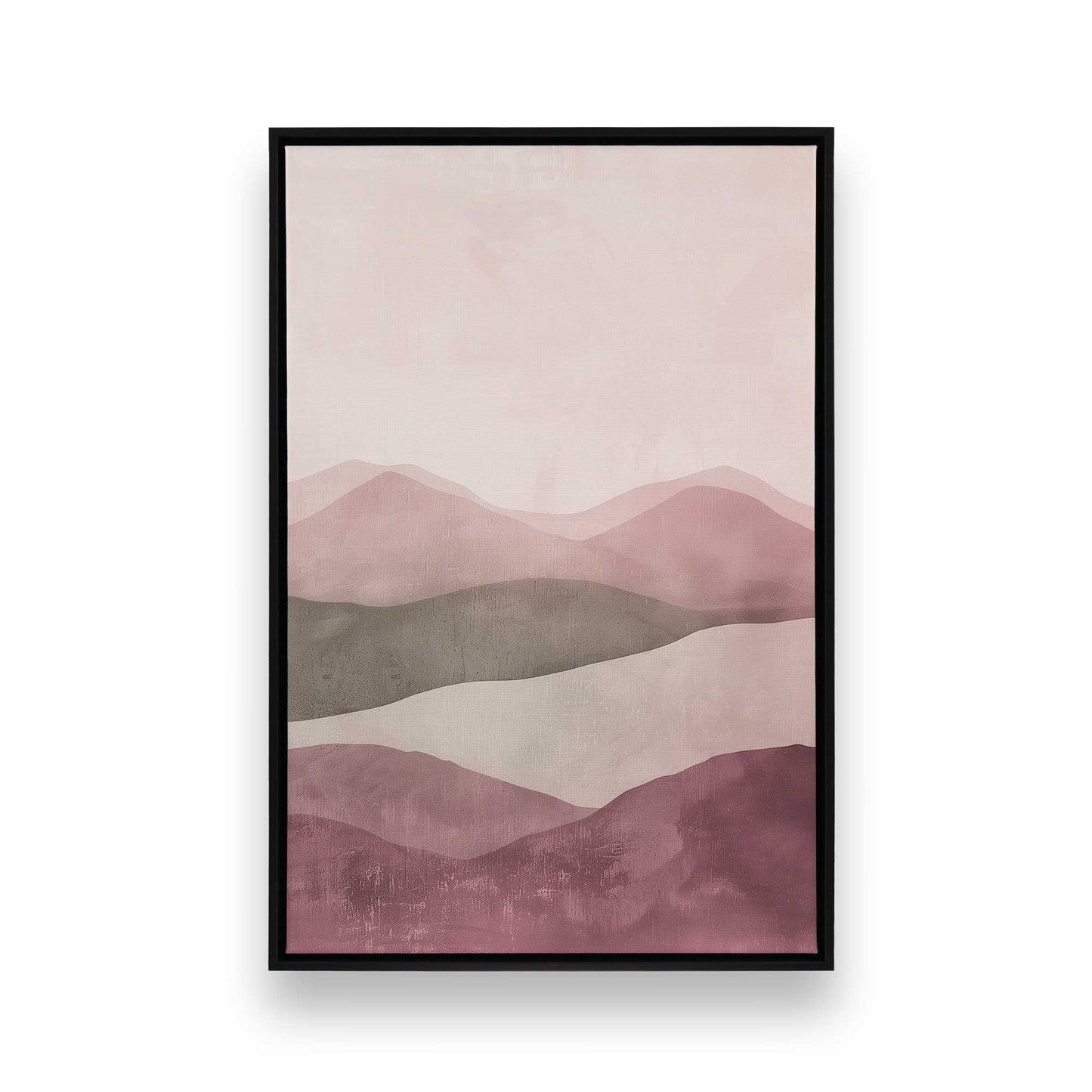 [Color:Satin Black], Picture of art in a Satin Black frame