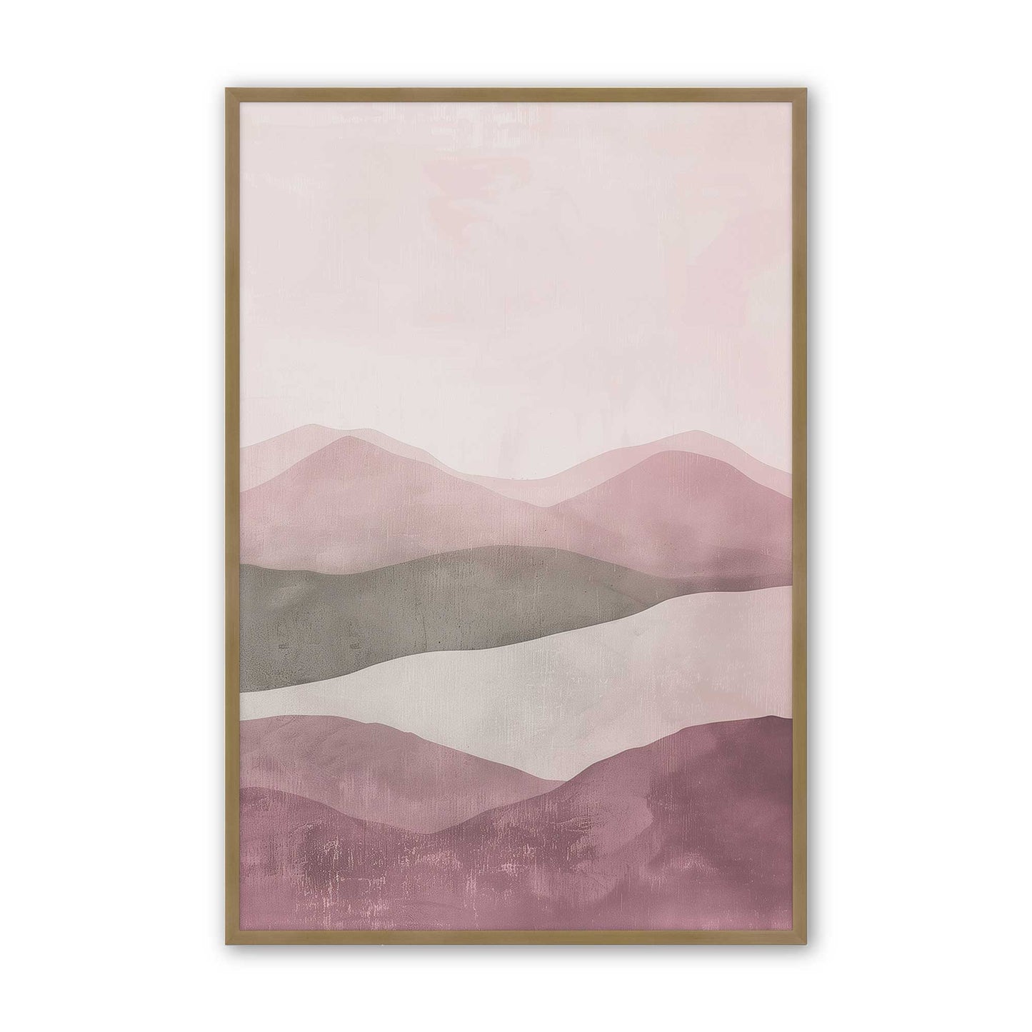 [Color:Brushed Gold], Picture of art in a Brushed Gold frame