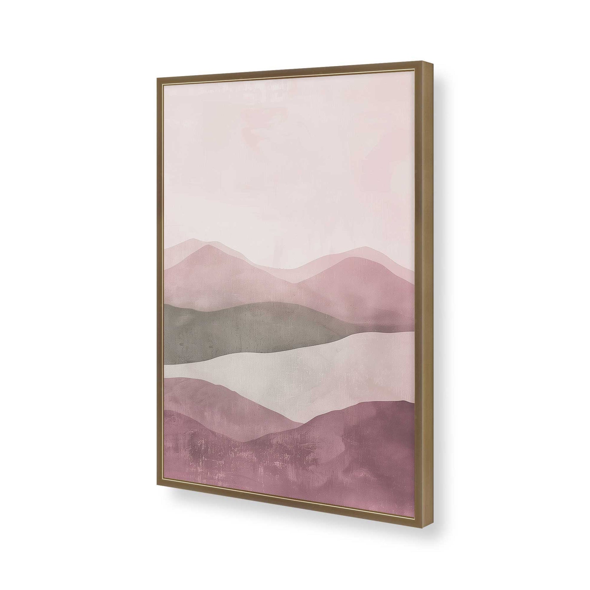 [Color:Brushed Gold], Picture of art in a Brushed Gold frame of the corner