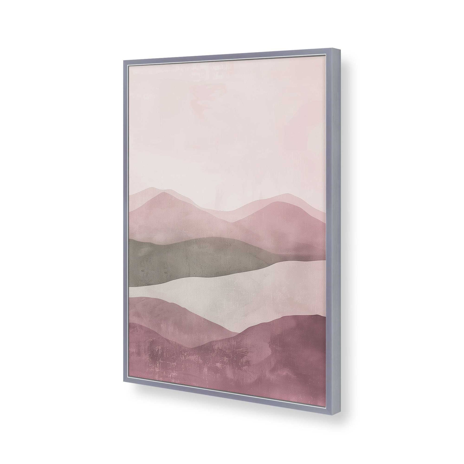 [Color:Polished Chrome], Picture of art in a Polished Chrome frame of the corner