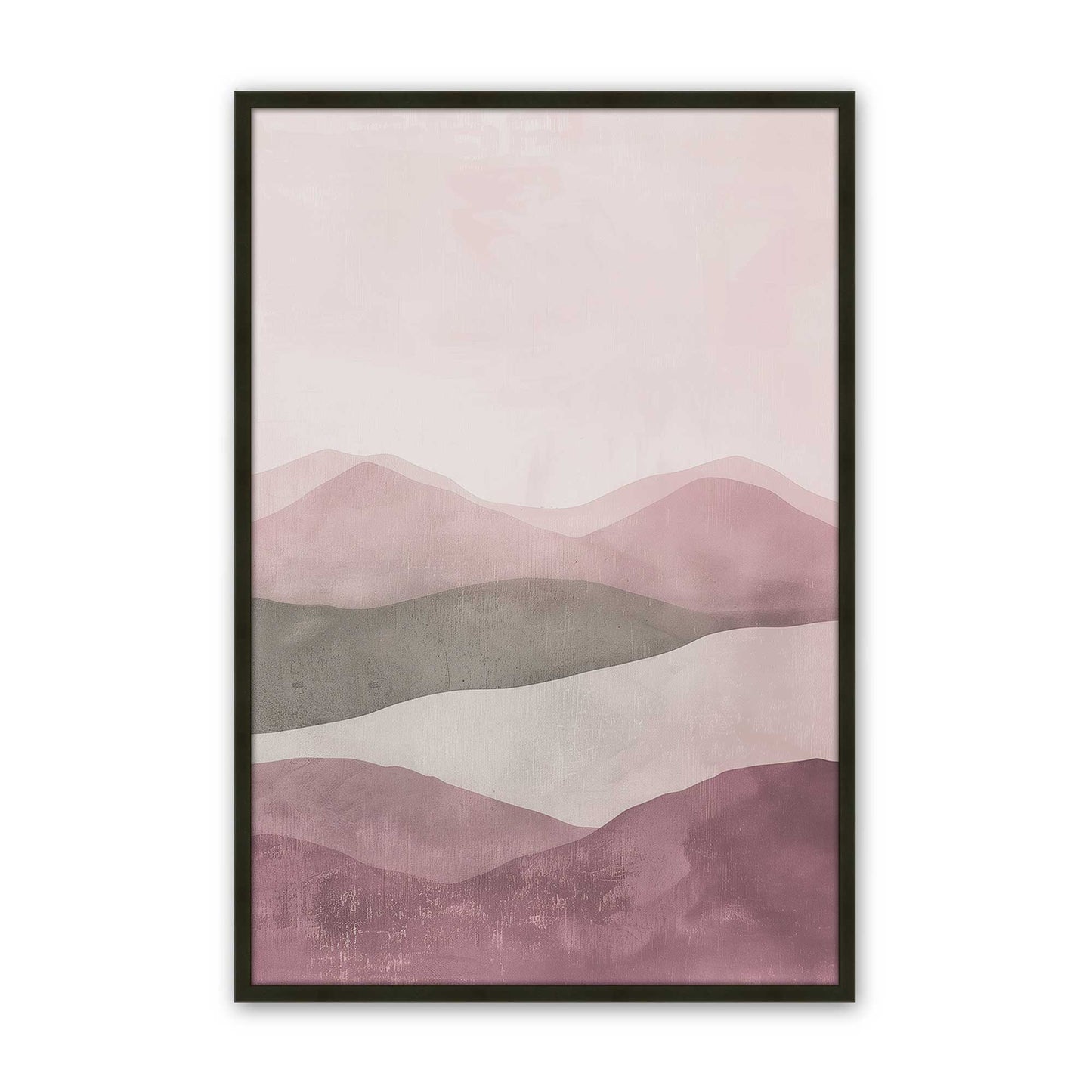 [Color:Satin Black], Picture of art in a Satin Black frame