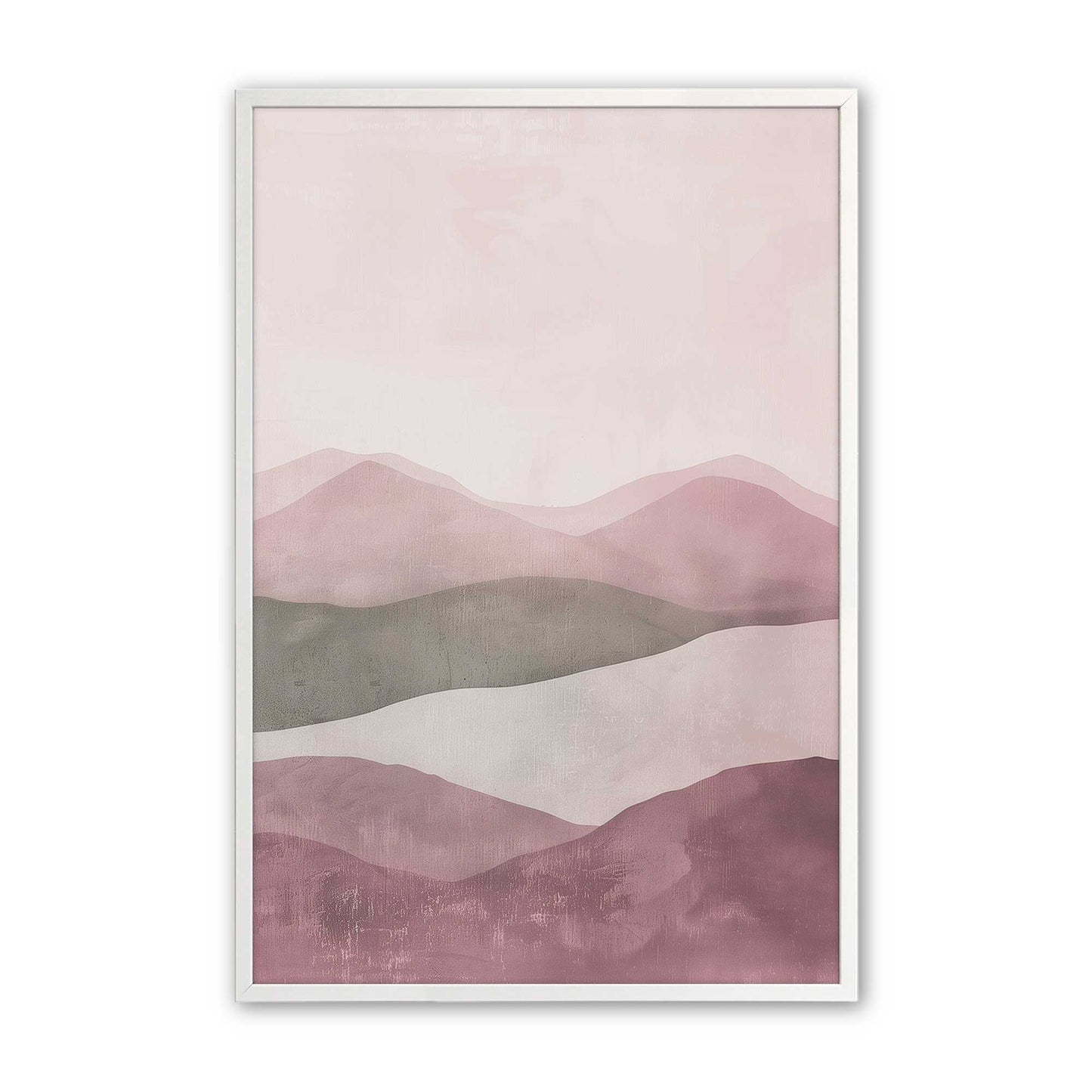 [Color:Opaque White], Picture of art in a Opaque White frame