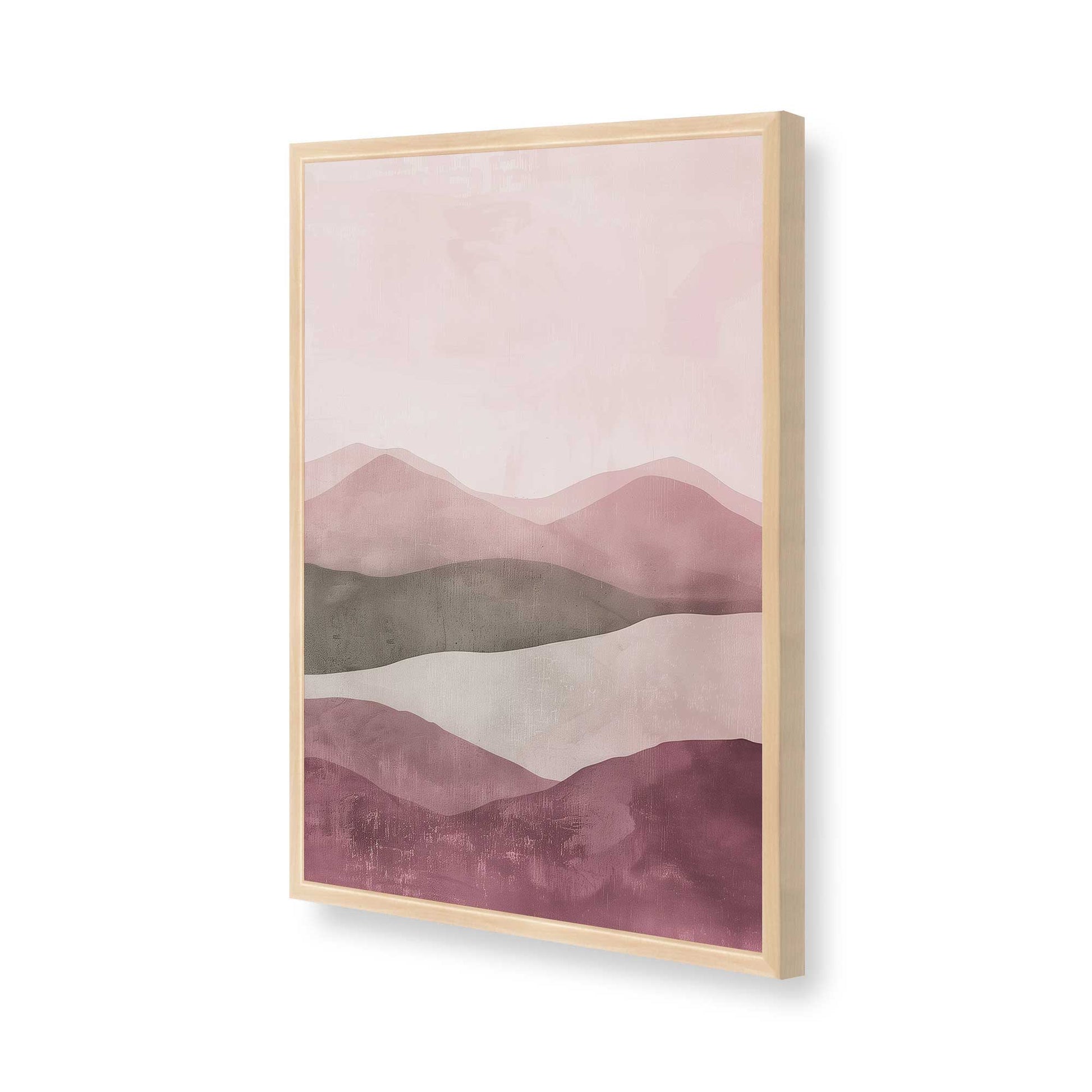 [Color:Raw Maple], Picture of art in a Raw Maple frame of the corner