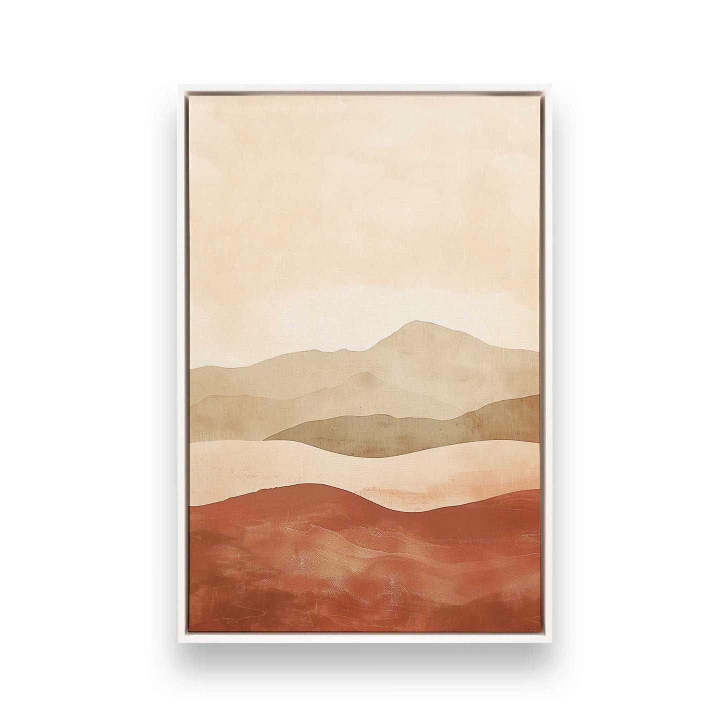 [Color:Opaque White], Picture of art in a White frame