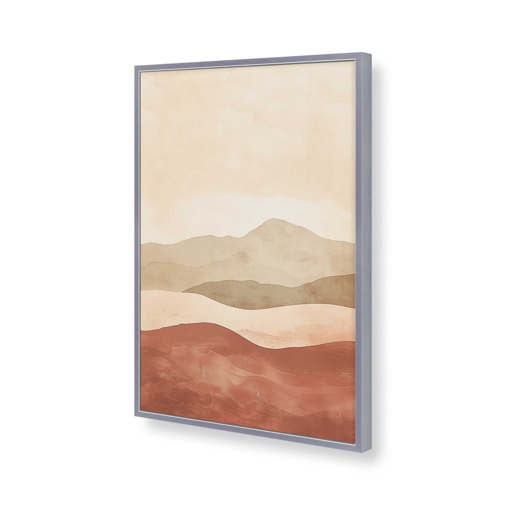 [Color:Polished Chrome], Picture of art in a Polished Chrome frame of the corner
