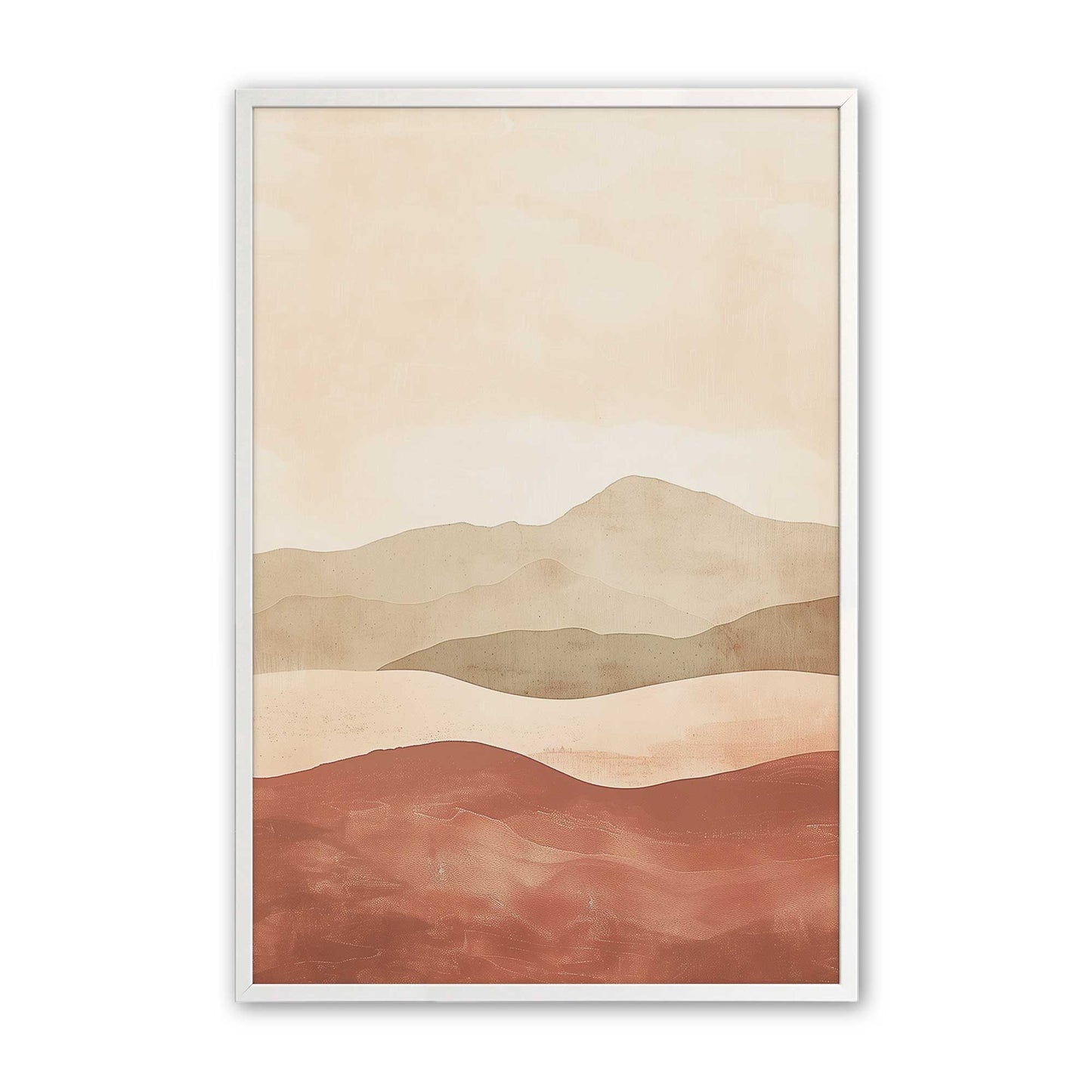 [Color:Opaque White], Picture of art in a Opaque White frame