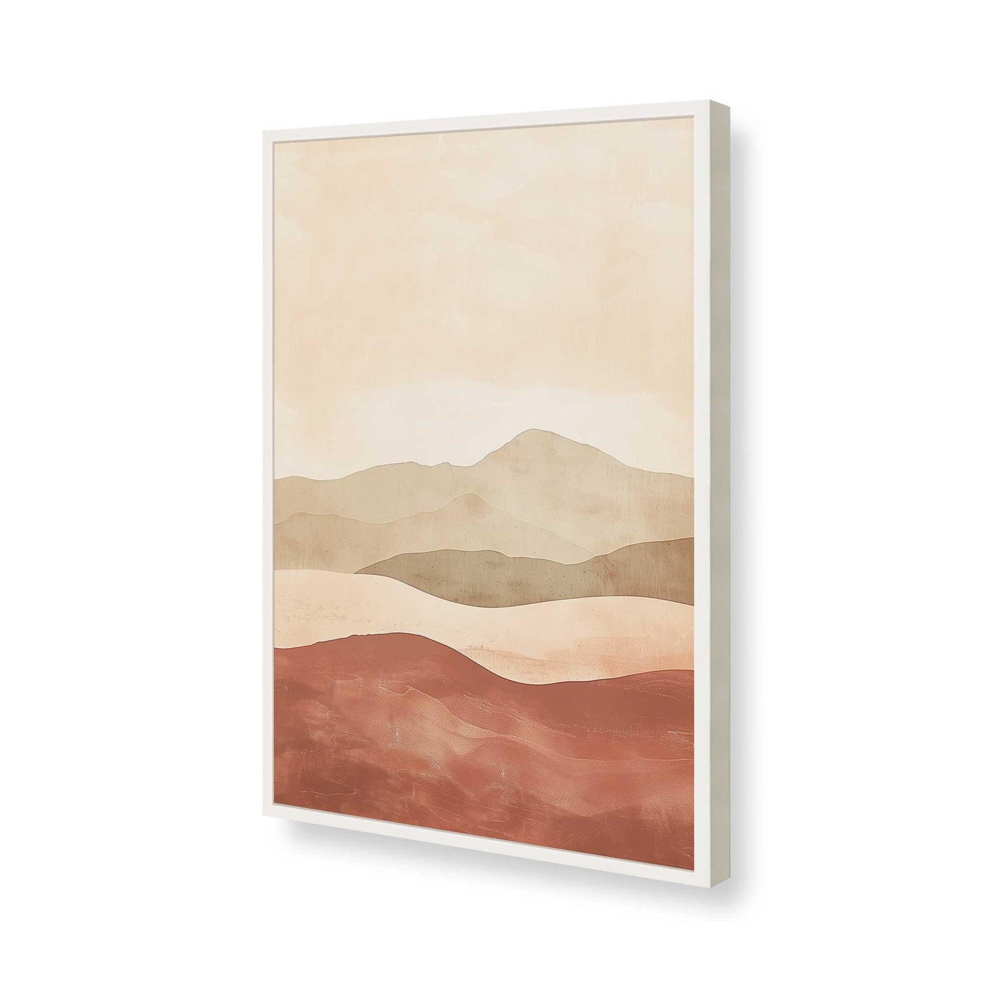 [Color:Opaque White], Picture of art in a Opaque White frame of the corner