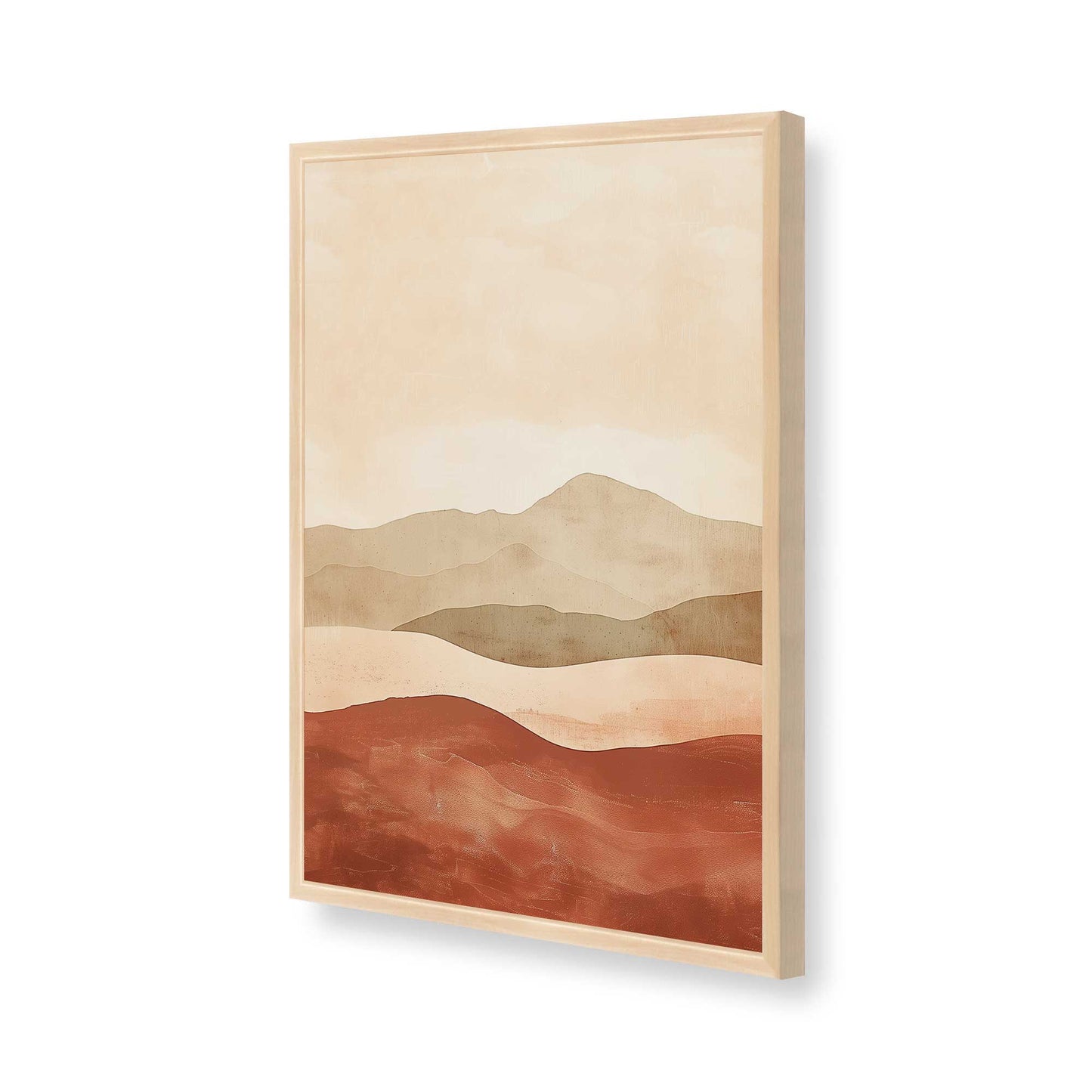 [Color:Raw Maple], Picture of art in a Raw Maple frame of the corner