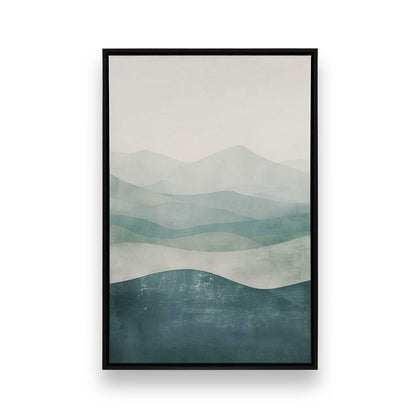 [Color:Satin Black], Picture of art in a Satin Black frame