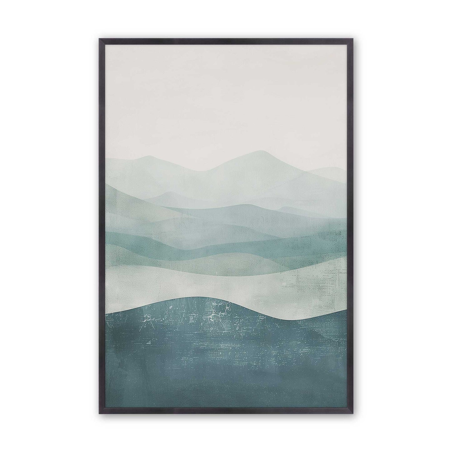 [Color:Weathered Zinc], Picture of art in a Weathered Zinc frame