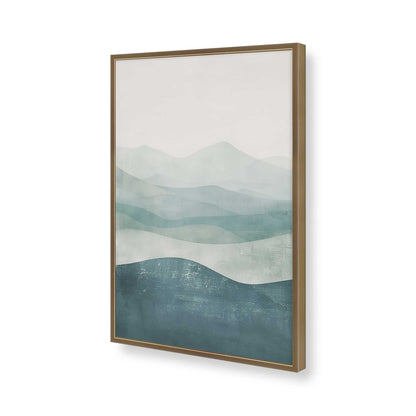 [Color:Brushed Gold], Picture of art in a Brushed Gold frame of the corner