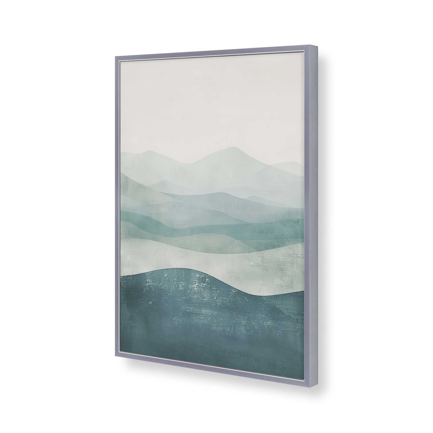 [Color:Polished Chrome], Picture of art in a Polished Chrome frame of the corner