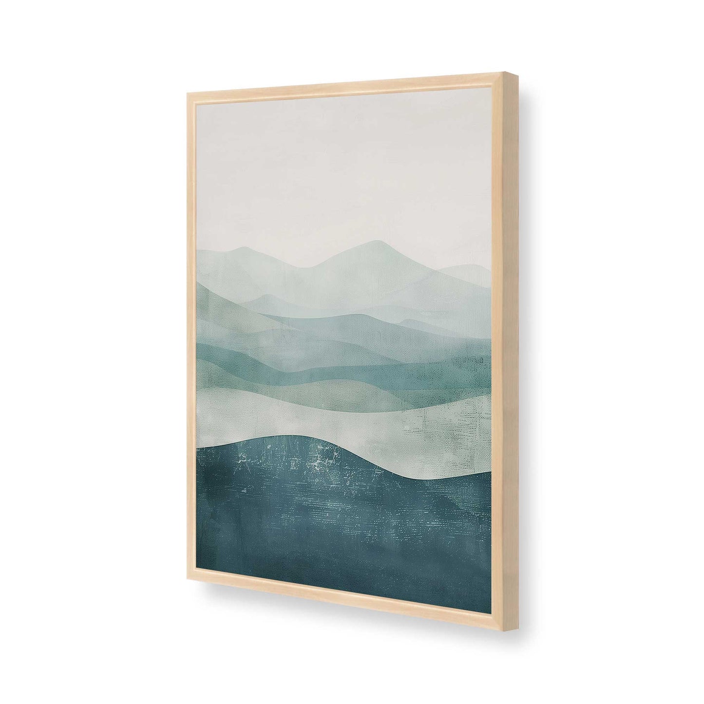 [Color:Raw Maple], Picture of art in a Raw Maple frame of the corner