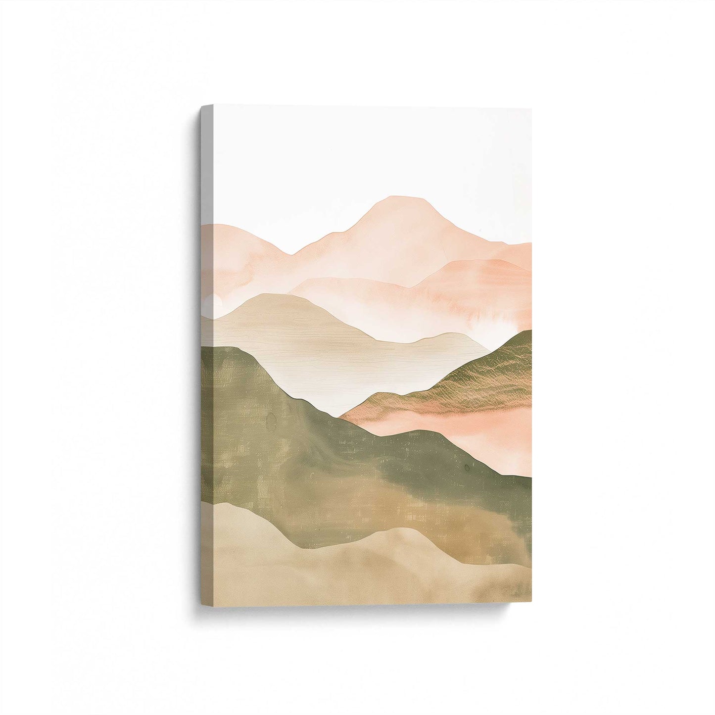 [Color:Stretched Canvas], Picture of art at an angle