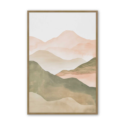 [Color:Brushed Gold], Picture of art in a Brushed Gold frame