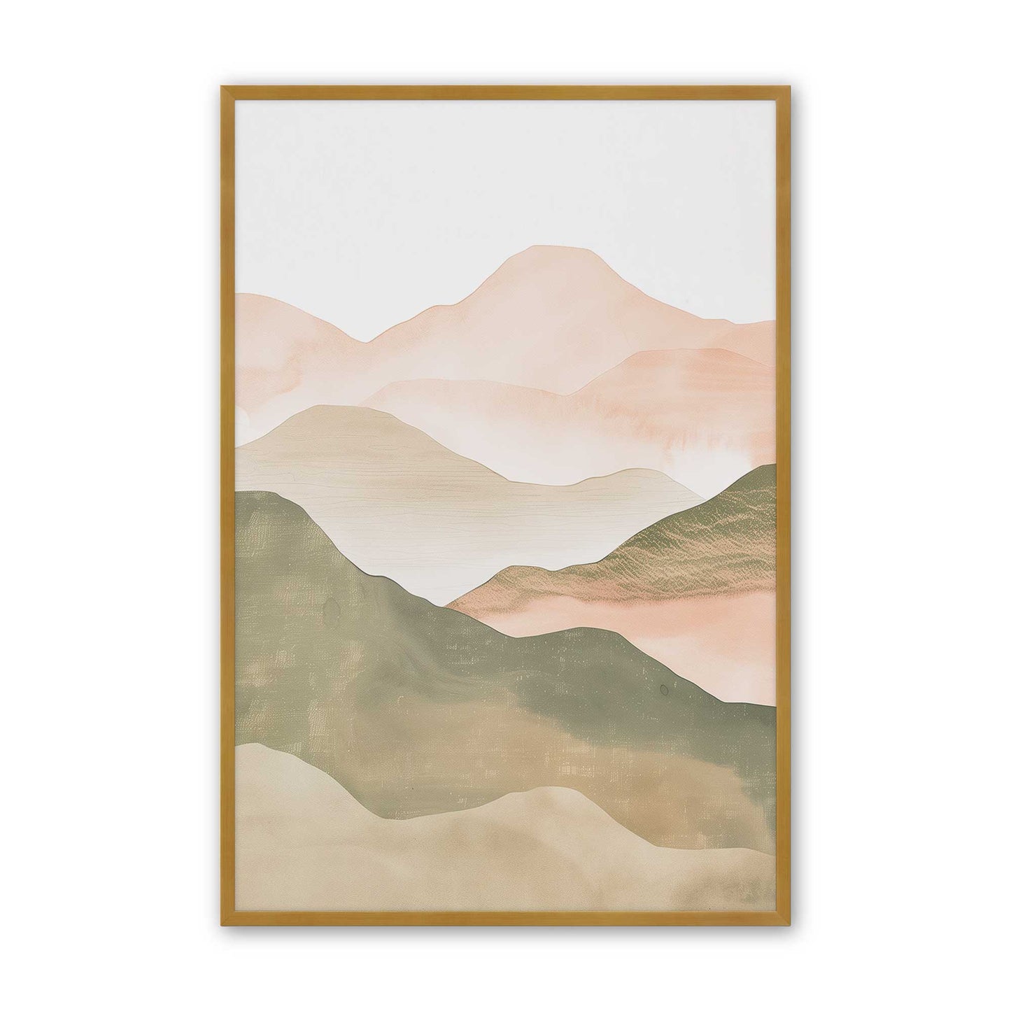 [Color:Polished Gold], Picture of art in a Polished Gold frame