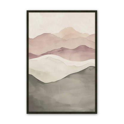 [Color:Satin Black], Picture of art in a Satin Black frame