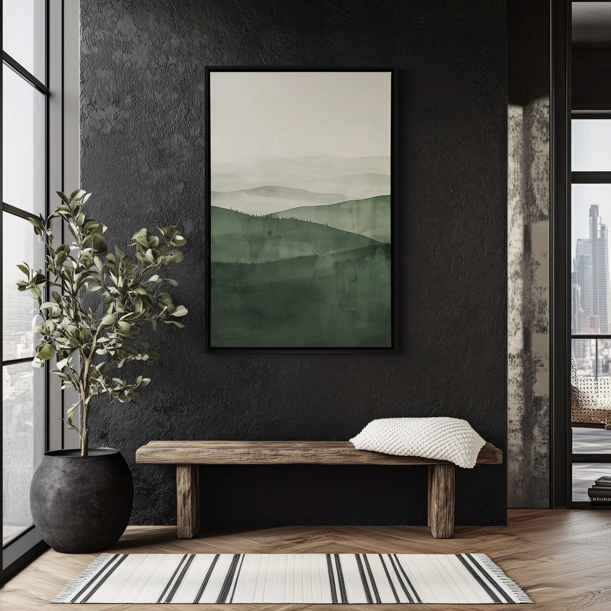 Picture of art in a room