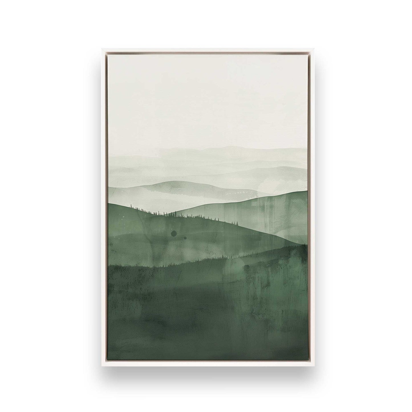 [Color:Opaque White], Picture of art in a White frame