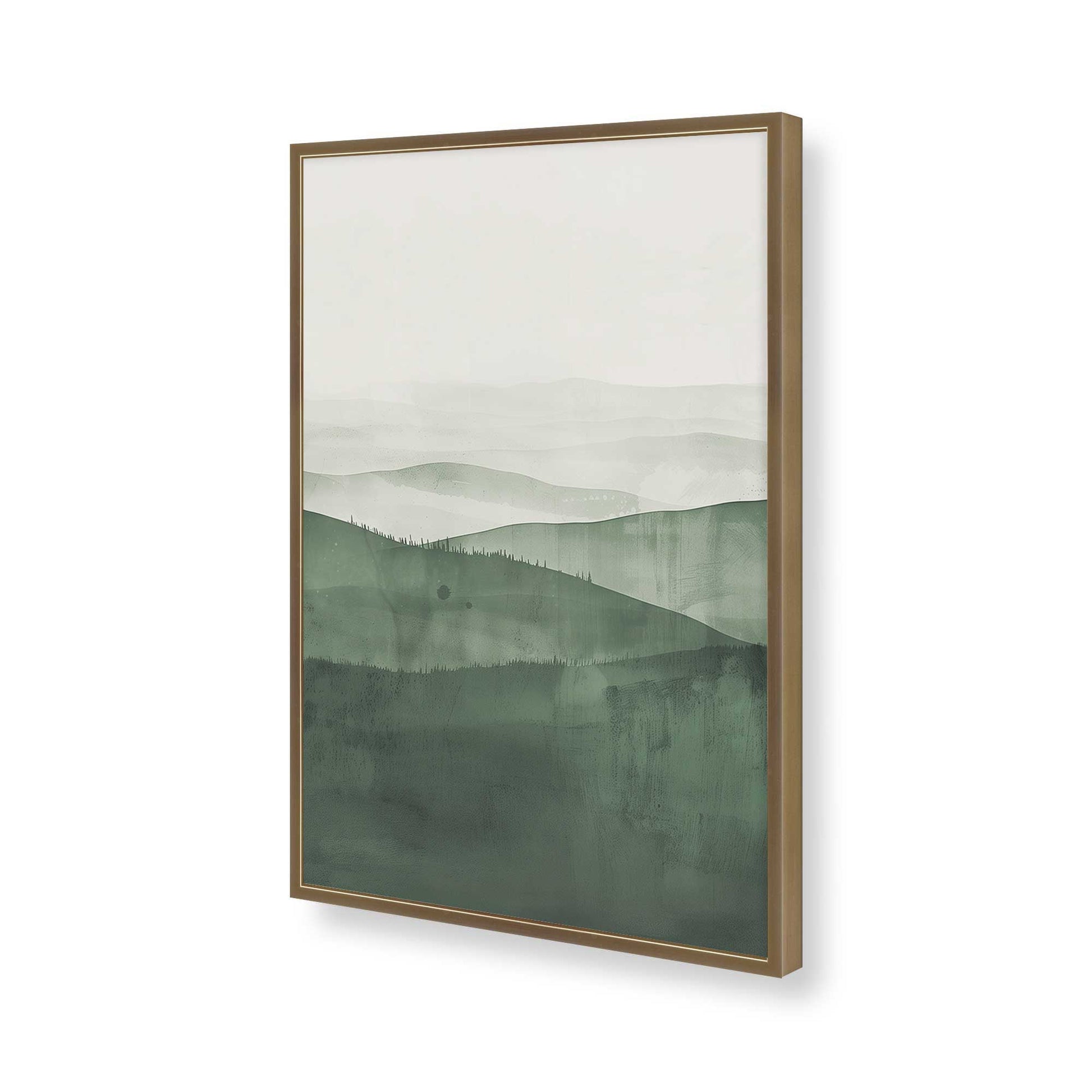 [Color:Brushed Gold], Picture of art in a Brushed Gold frame of the corner