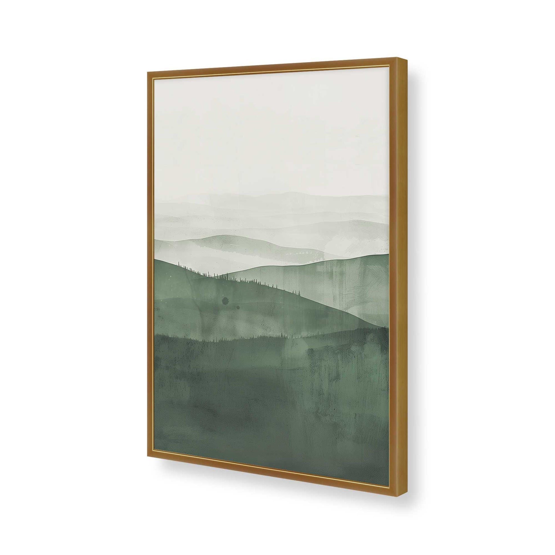 [Color:Polished Gold], Picture of art in a Polished Gold frame of the corner