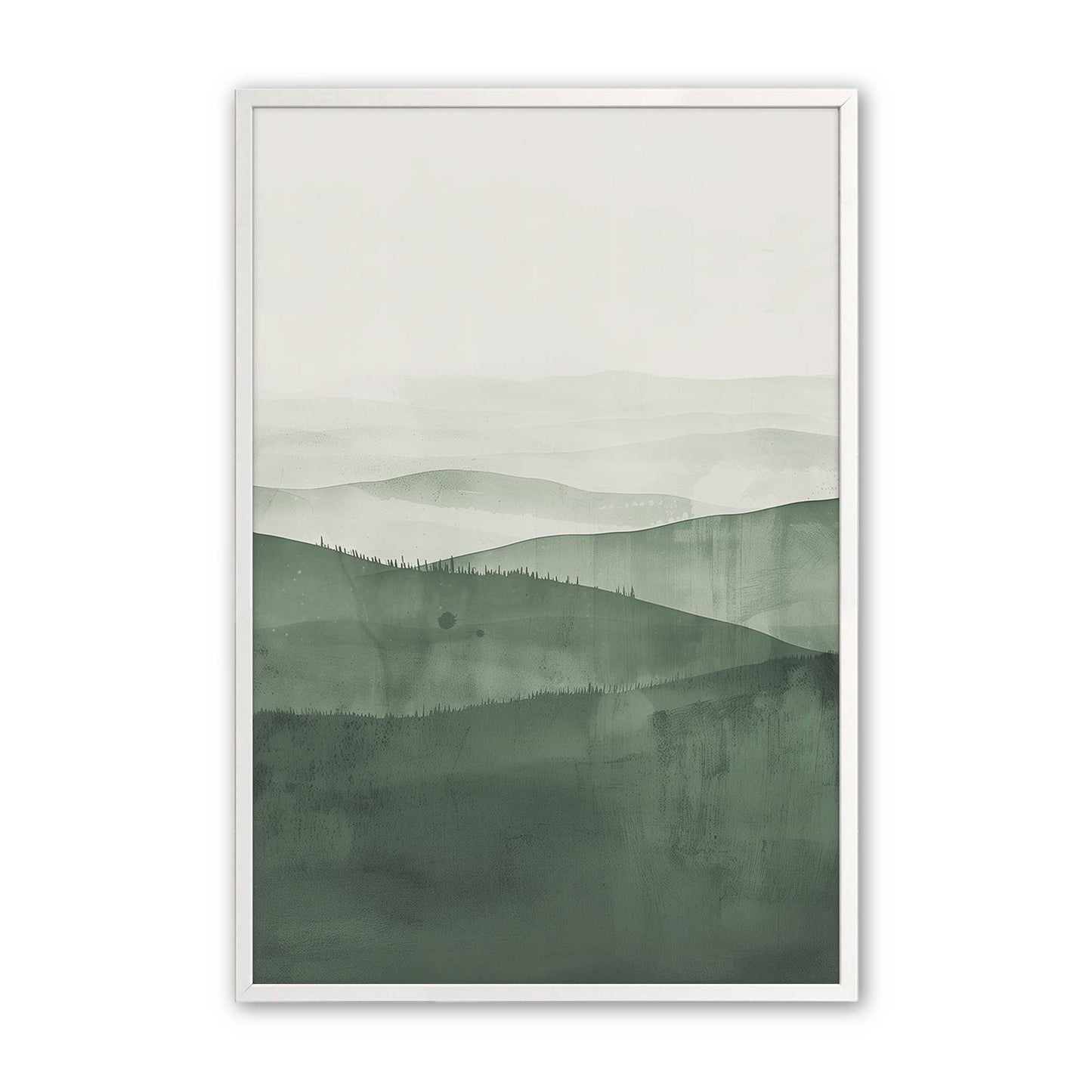 [Color:Opaque White], Picture of art in a Opaque White frame