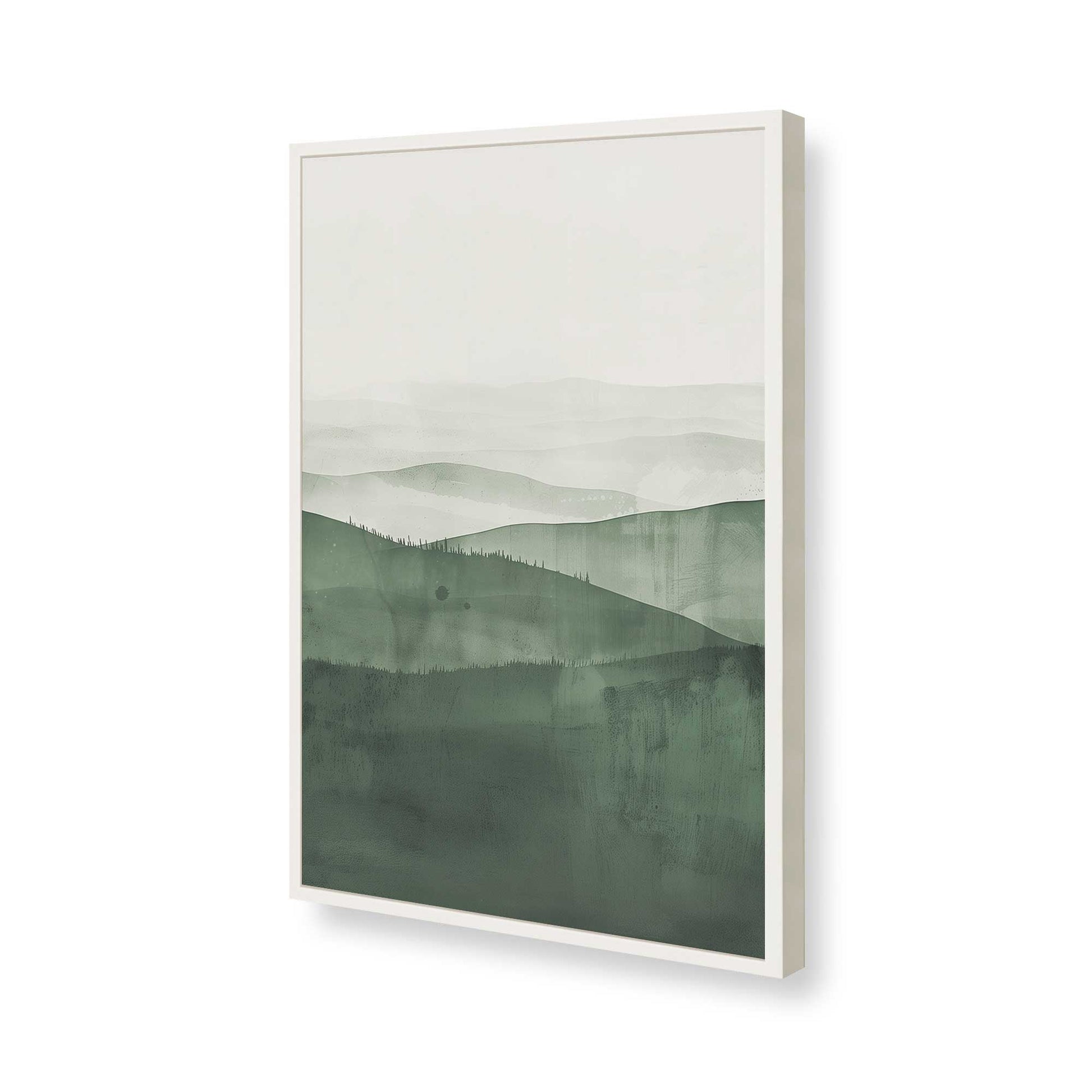 [Color:Opaque White], Picture of art in a Opaque White frame of the corner