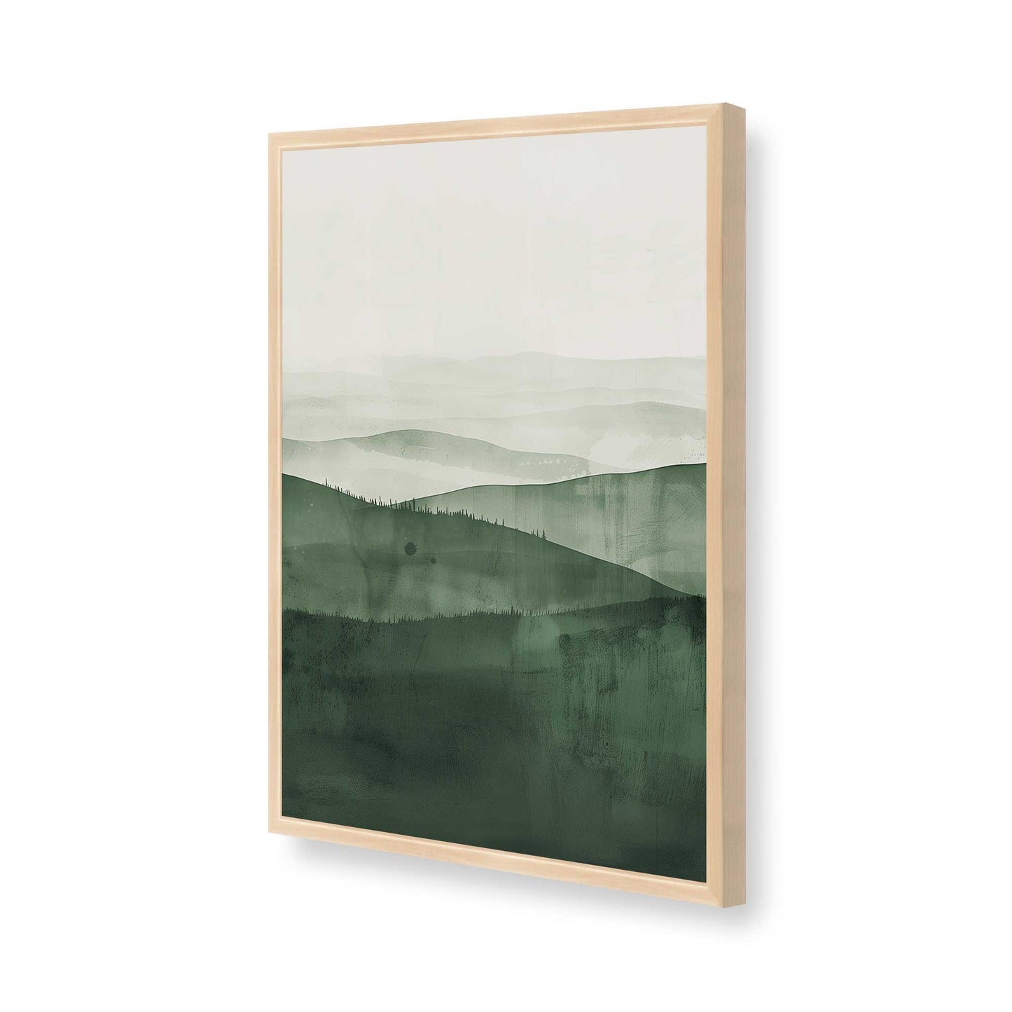 [Color:Raw Maple], Picture of art in a Raw Maple frame of the corner