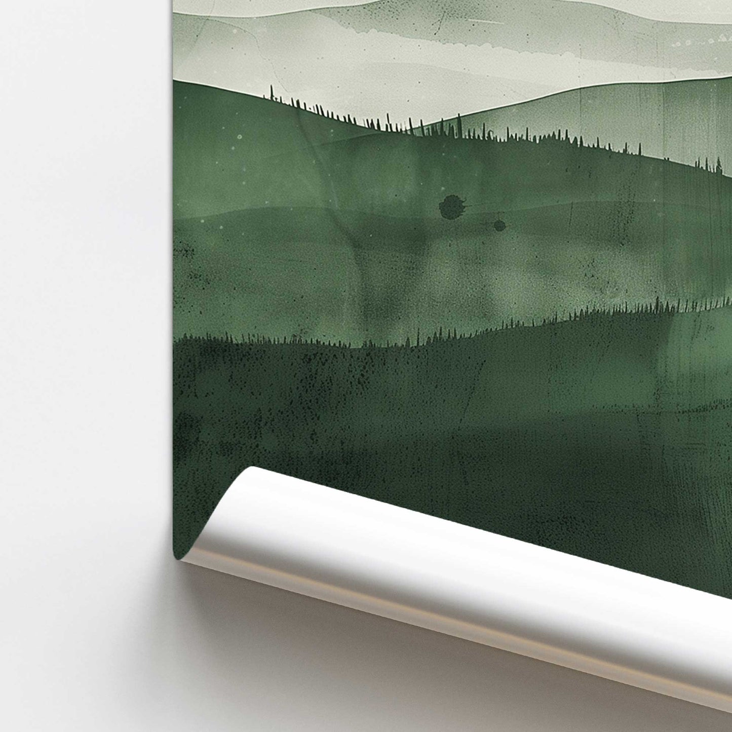 [color:Rolled Print], Picture of close up of art