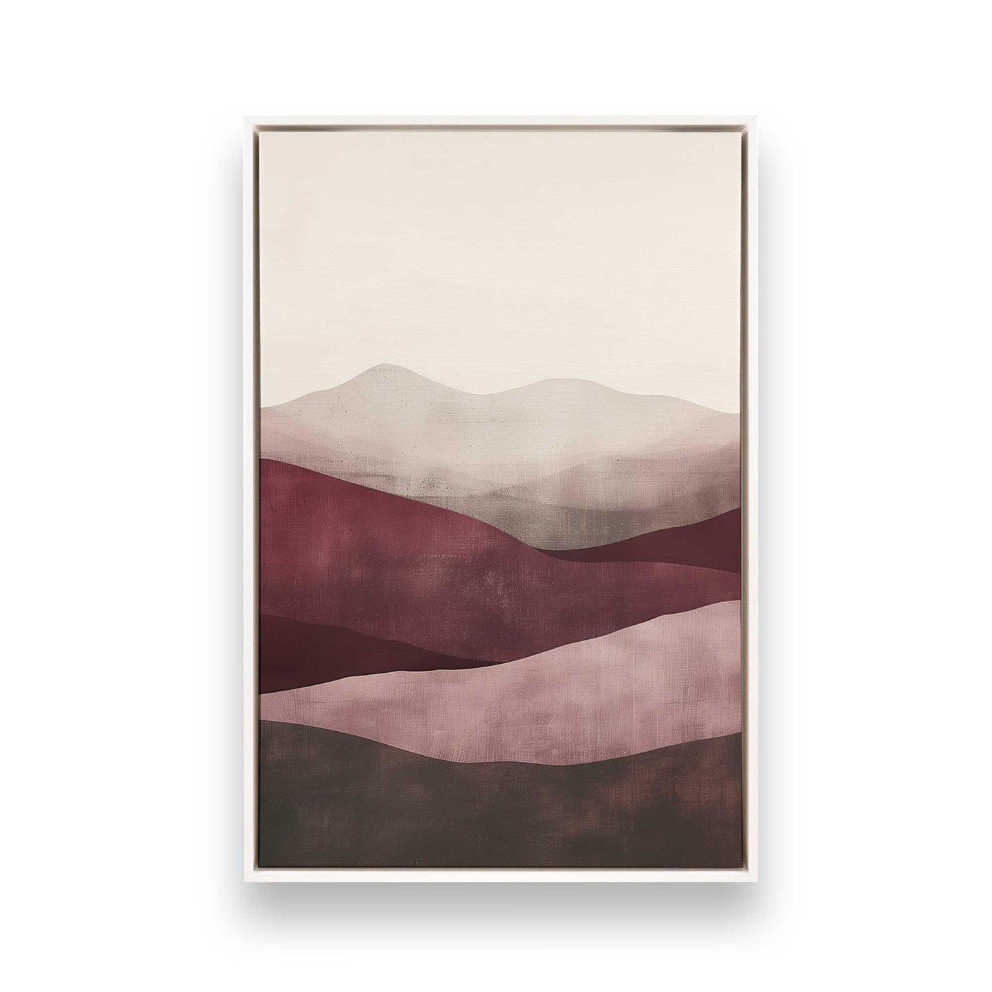[Color:Opaque White], Picture of art in a White frame