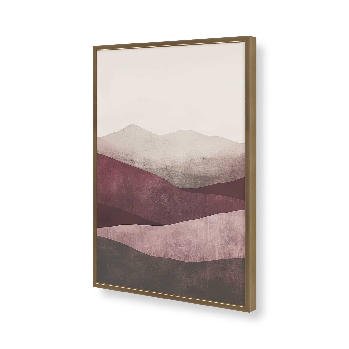 [Color:Brushed Gold], Picture of art in a Brushed Gold frame of the corner