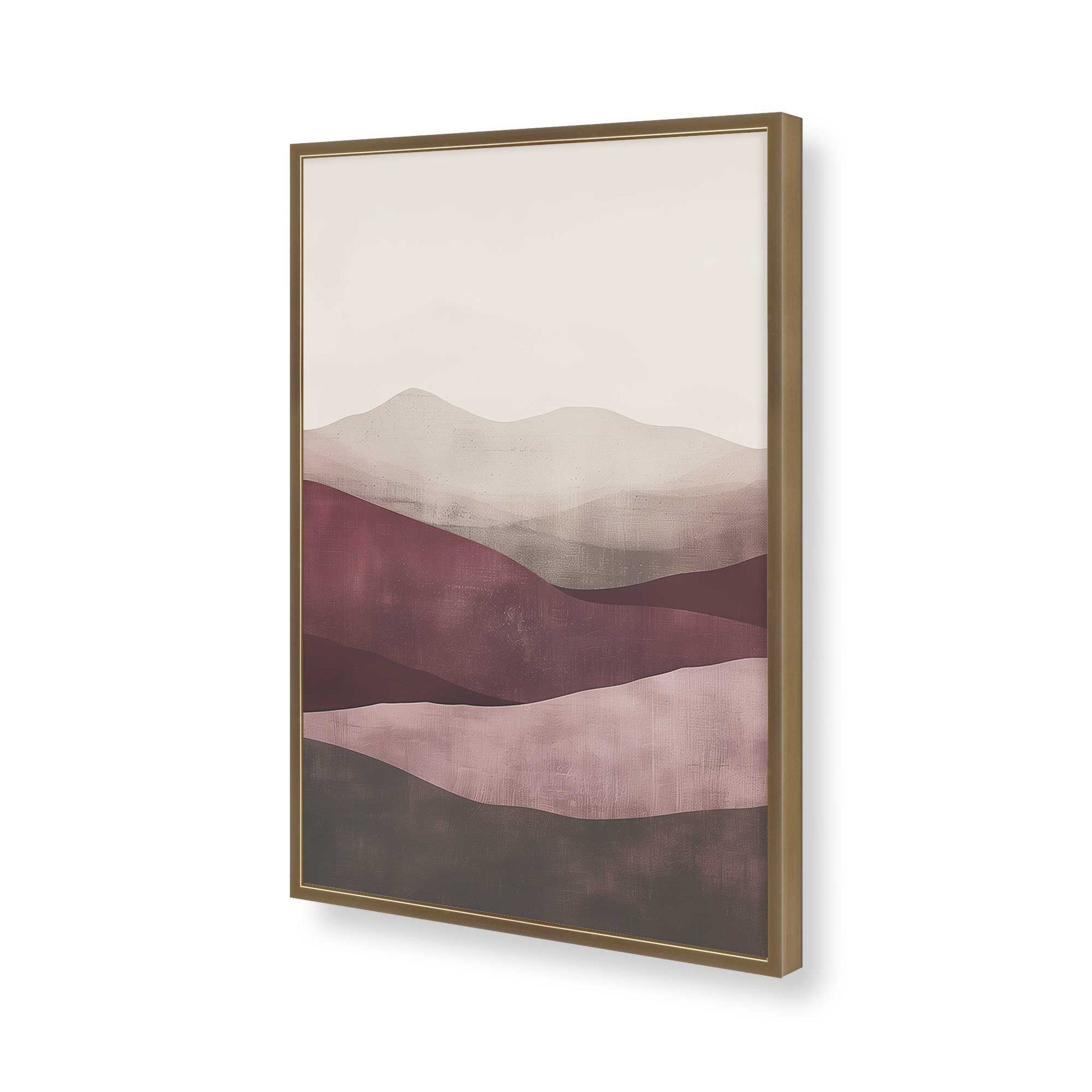 [Color:Brushed Gold], Picture of art in a Brushed Gold frame of the corner