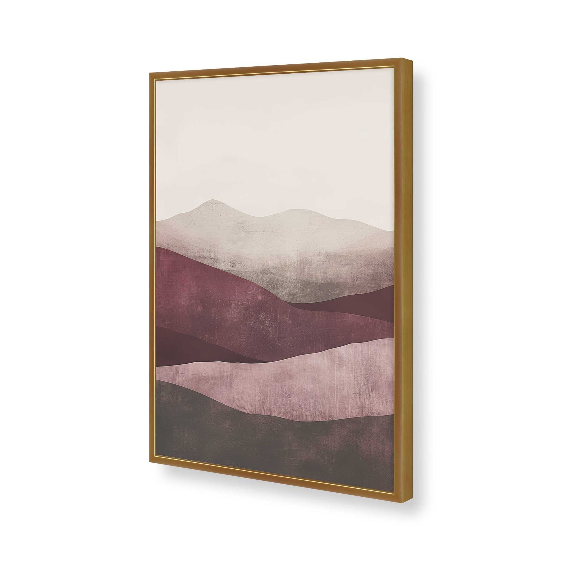 [Color:Polished Gold], Picture of art in a Polished Gold frame of the corner