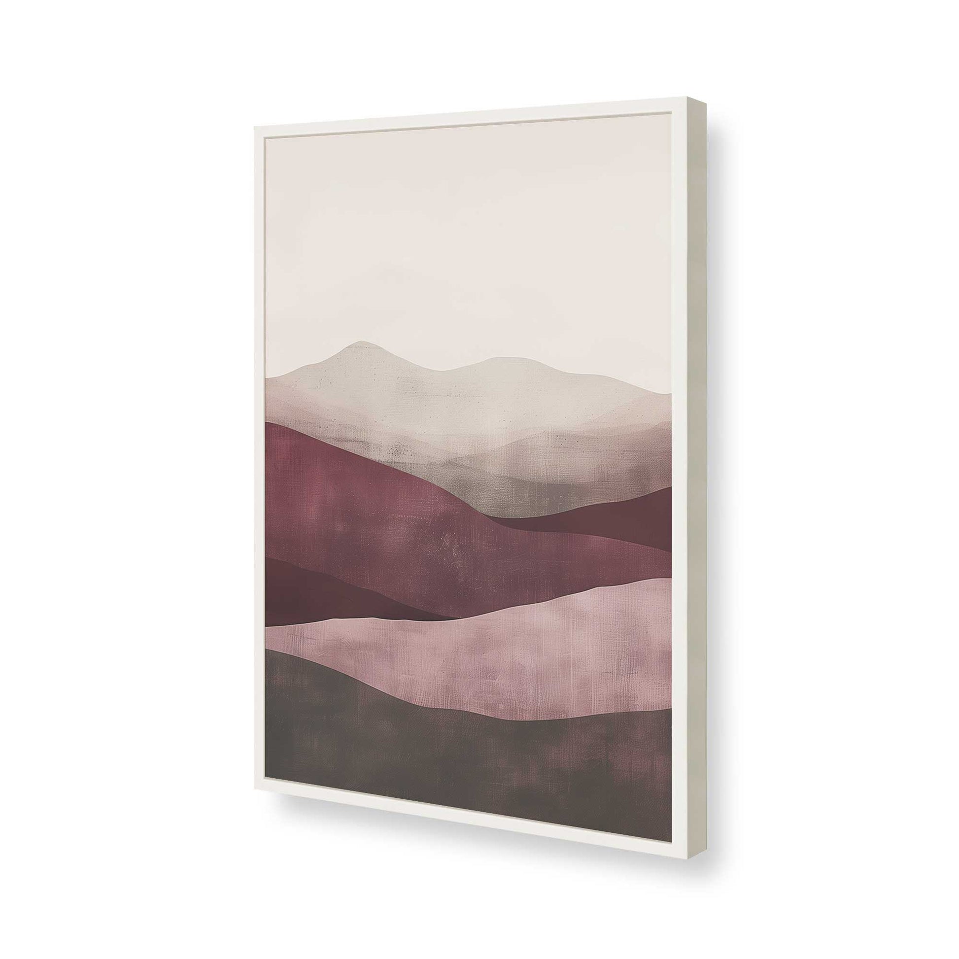 [Color:Opaque White], Picture of art in a Opaque White frame of the corner