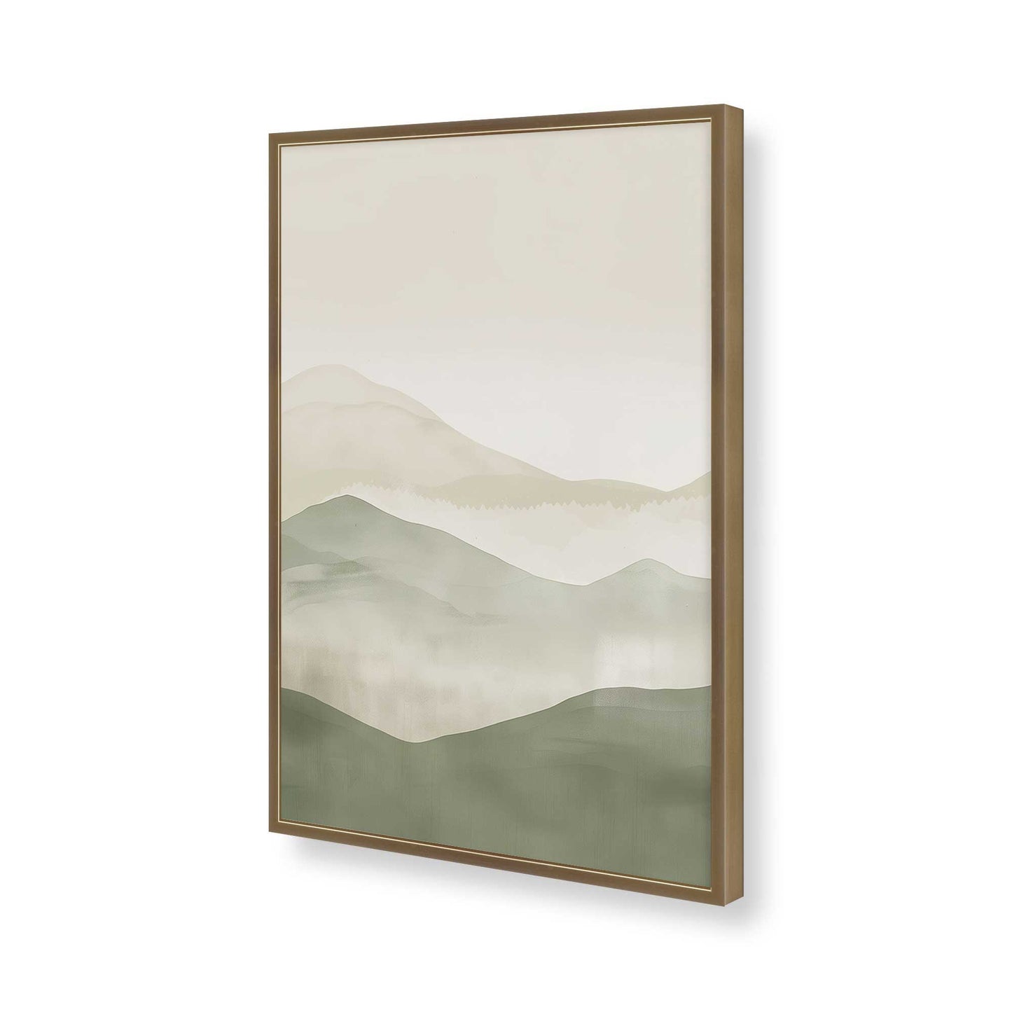 [Color:Brushed Gold], Picture of art in a Brushed Gold frame of the corner