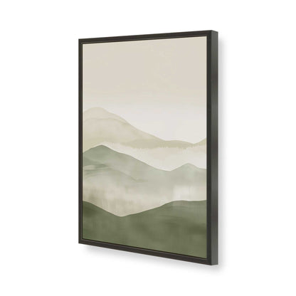 [Color:Satin Black], Picture of art in a Satin Black frame of the corner