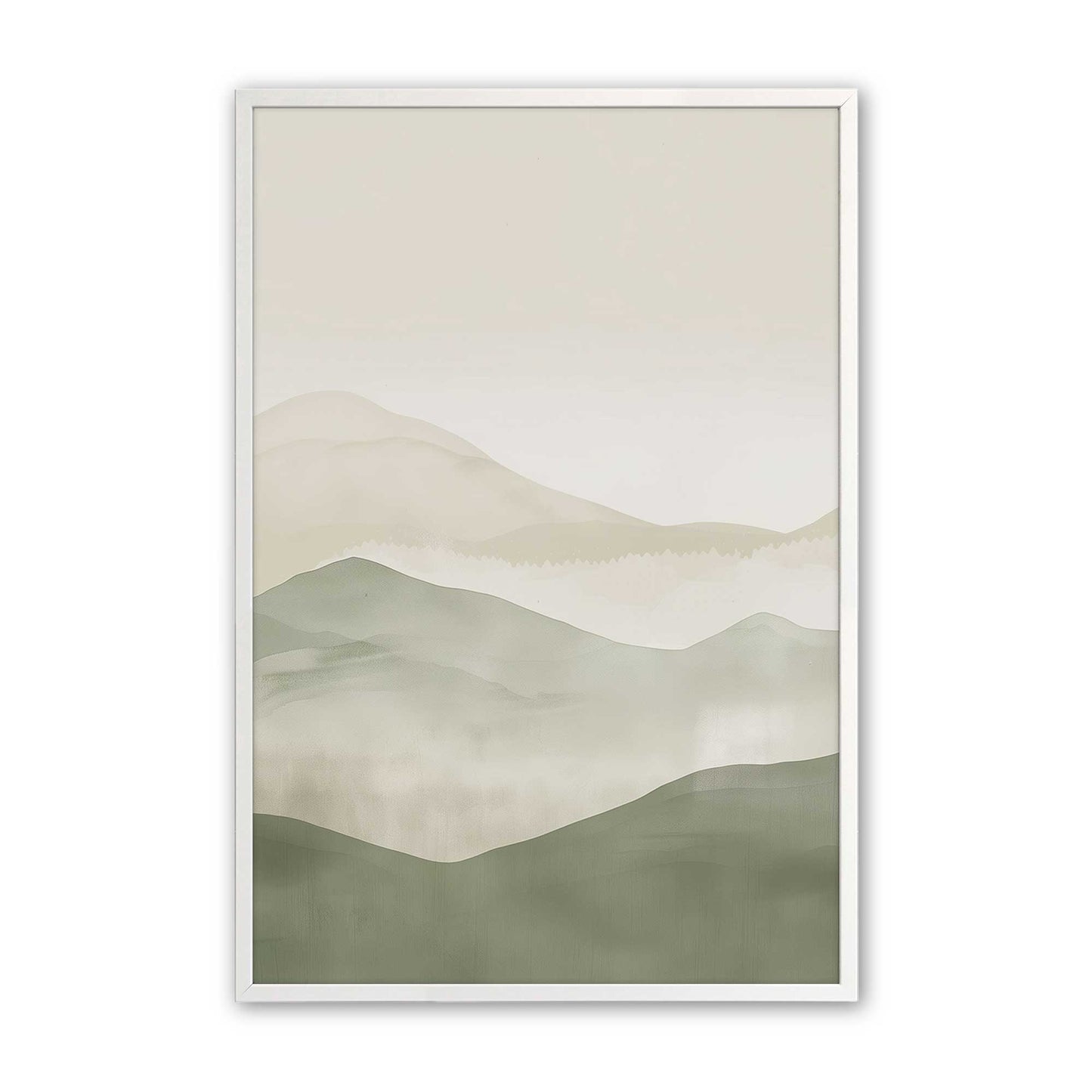 [Color:Opaque White], Picture of art in a Opaque White frame