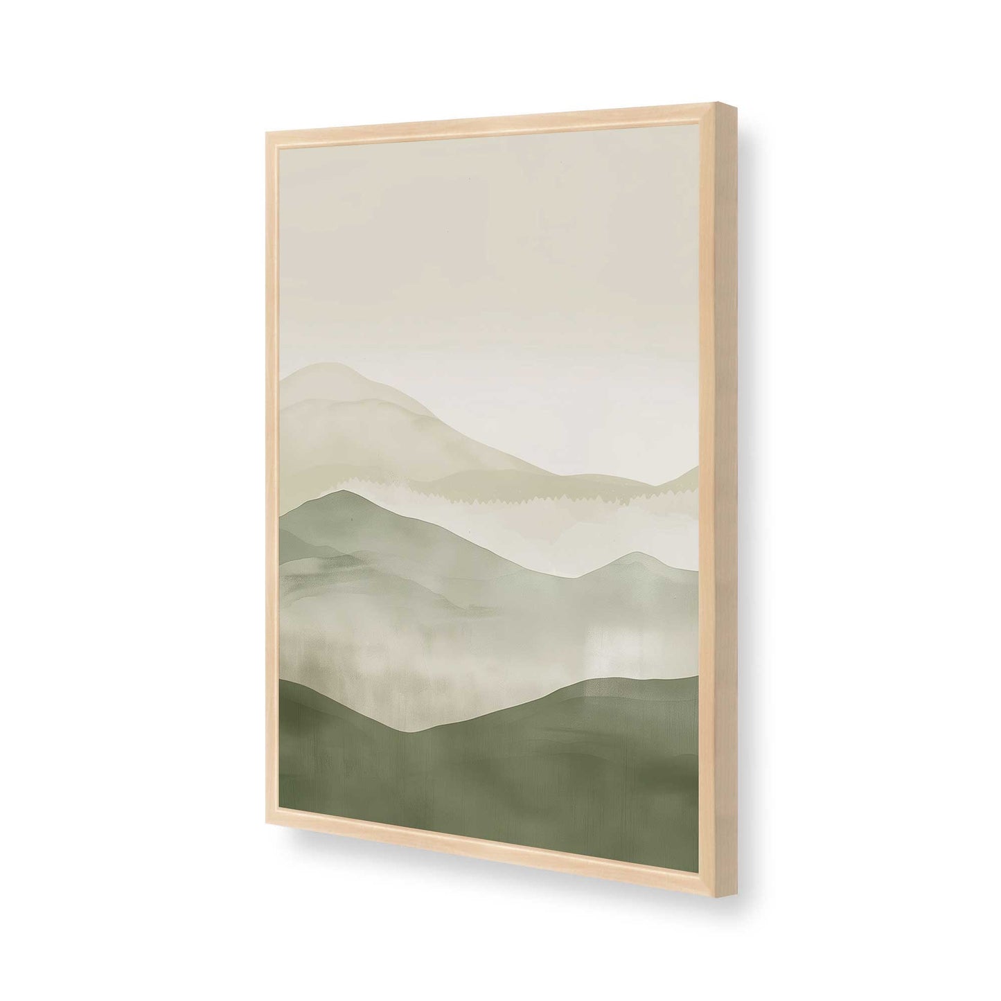 [Color:Raw Maple], Picture of art in a Raw Maple frame of the corner