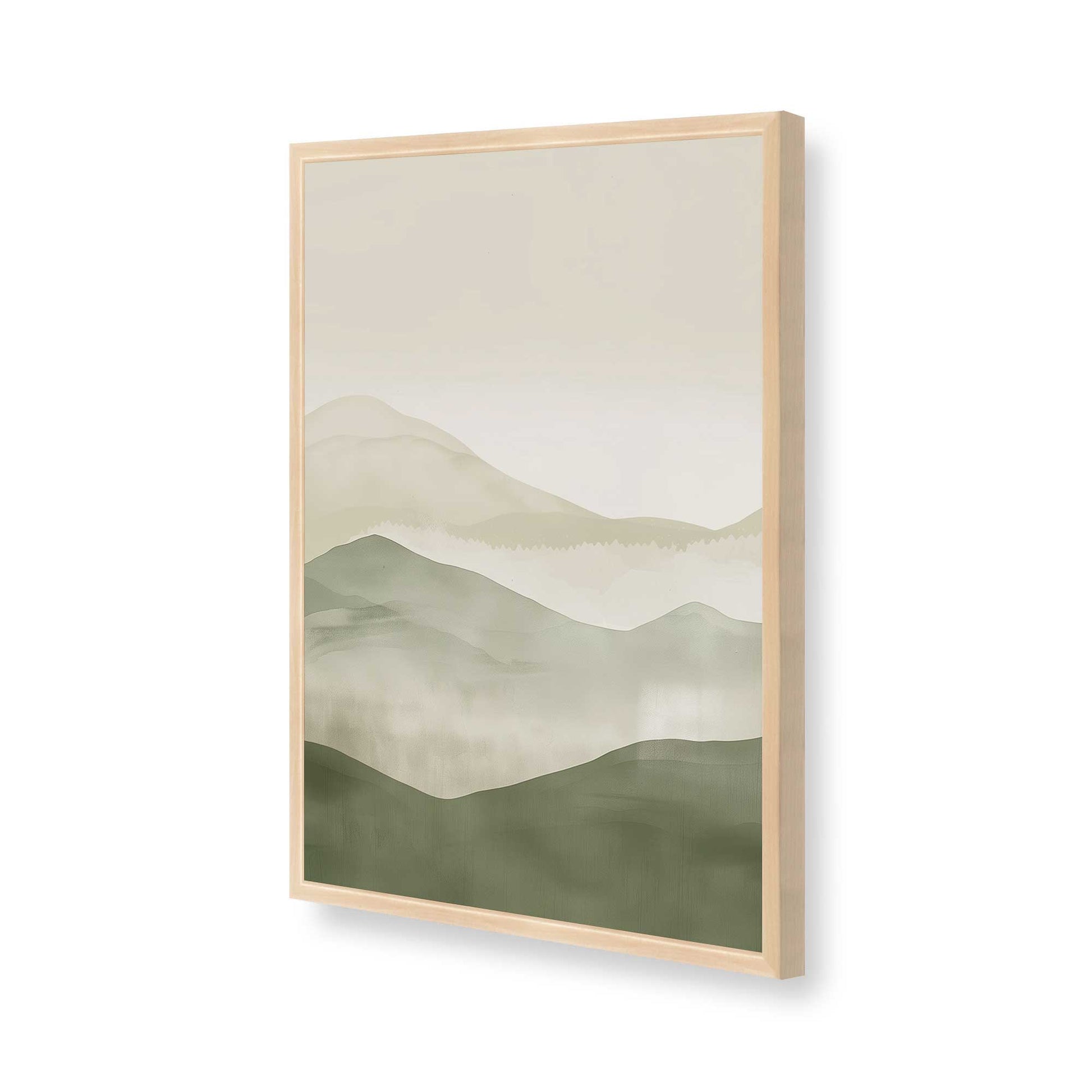 [Color:Raw Maple], Picture of art in a Raw Maple frame of the corner