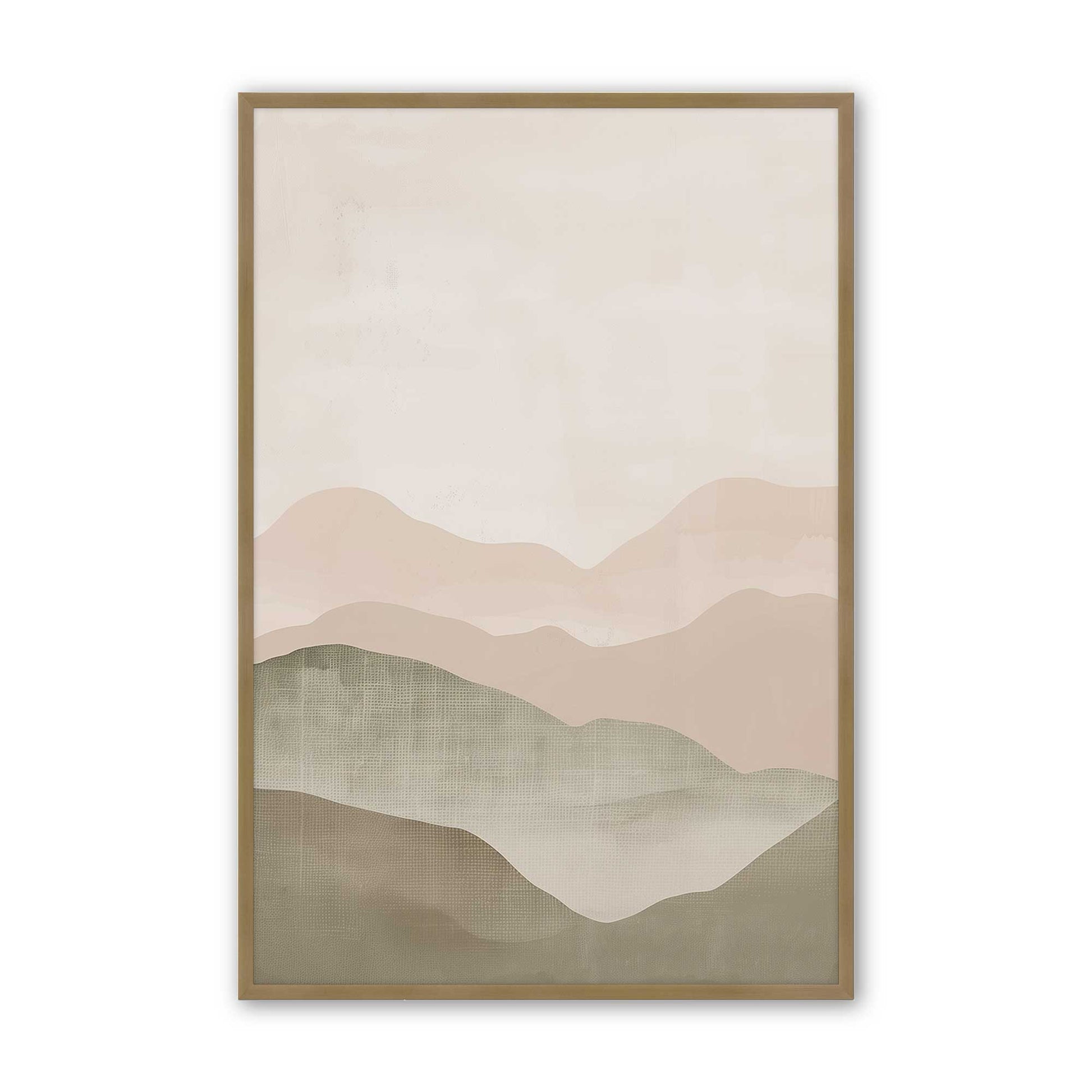 [Color:Brushed Gold], Picture of art in a Brushed Gold frame