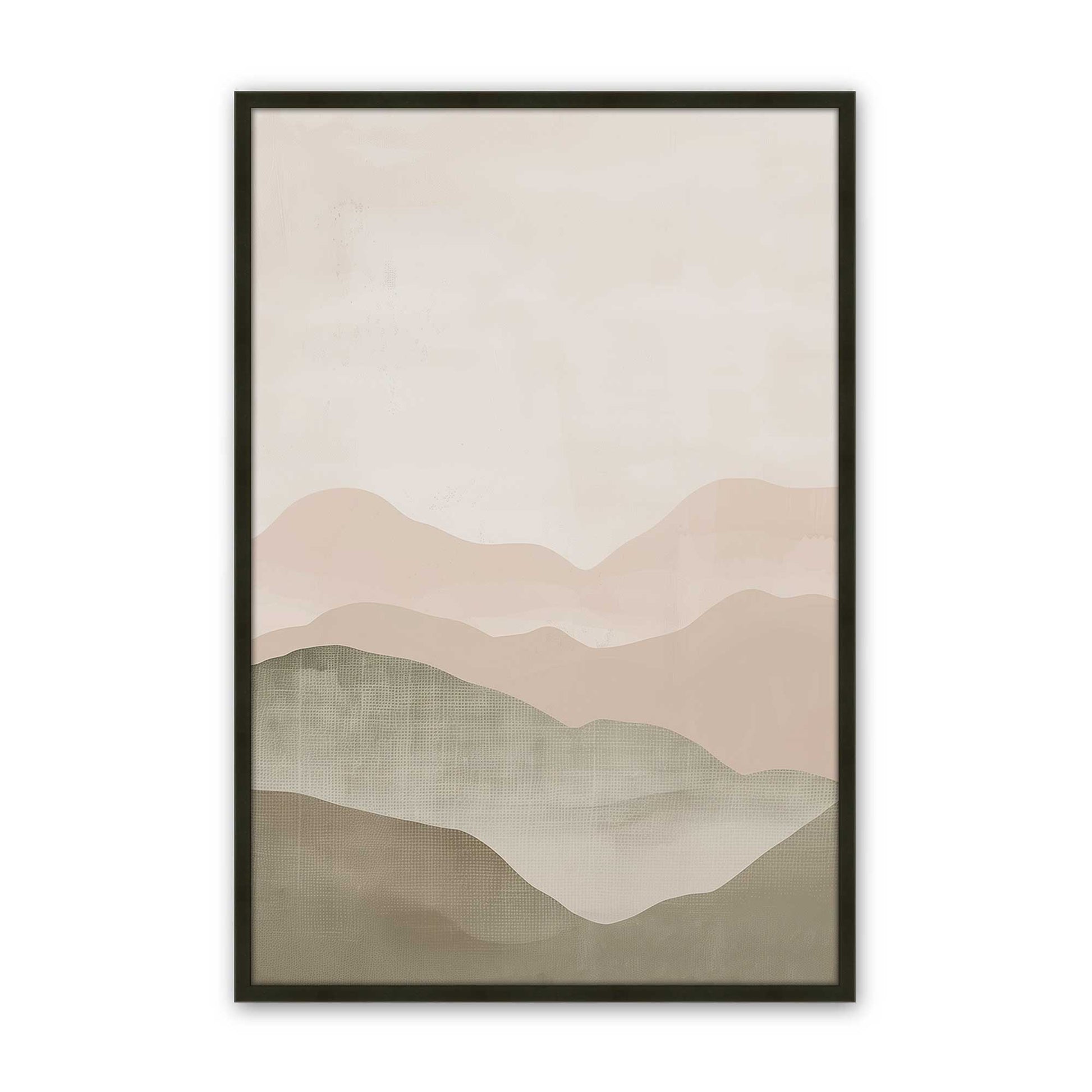 [Color:Satin Black], Picture of art in a Satin Black frame