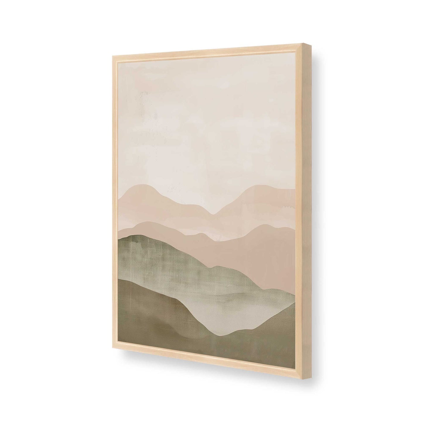 [Color:Raw Maple], Picture of art in a Raw Maple frame of the corner