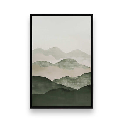 [Color:Satin Black], Picture of art in a Satin Black frame