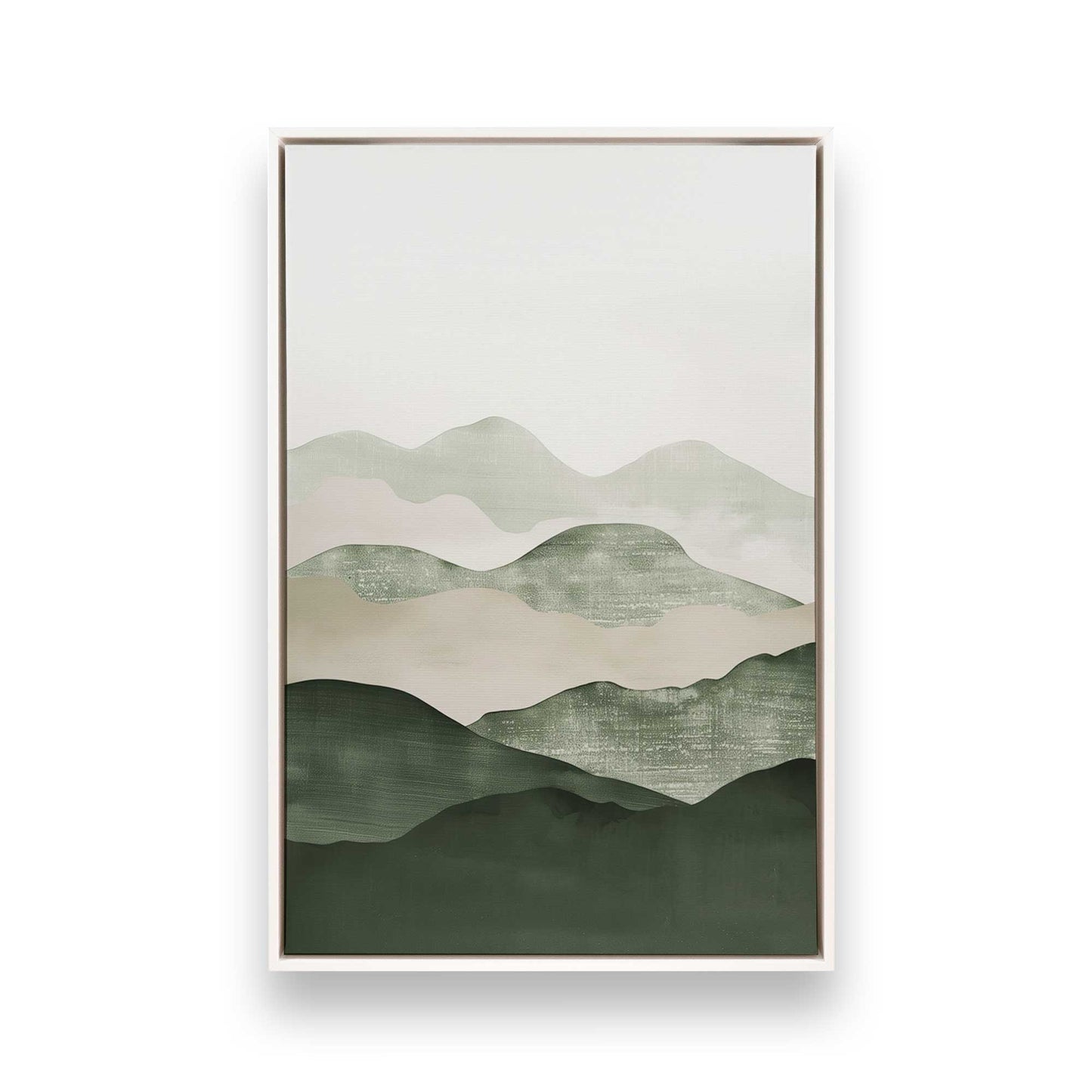 [Color:Opaque White], Picture of art in a White frame