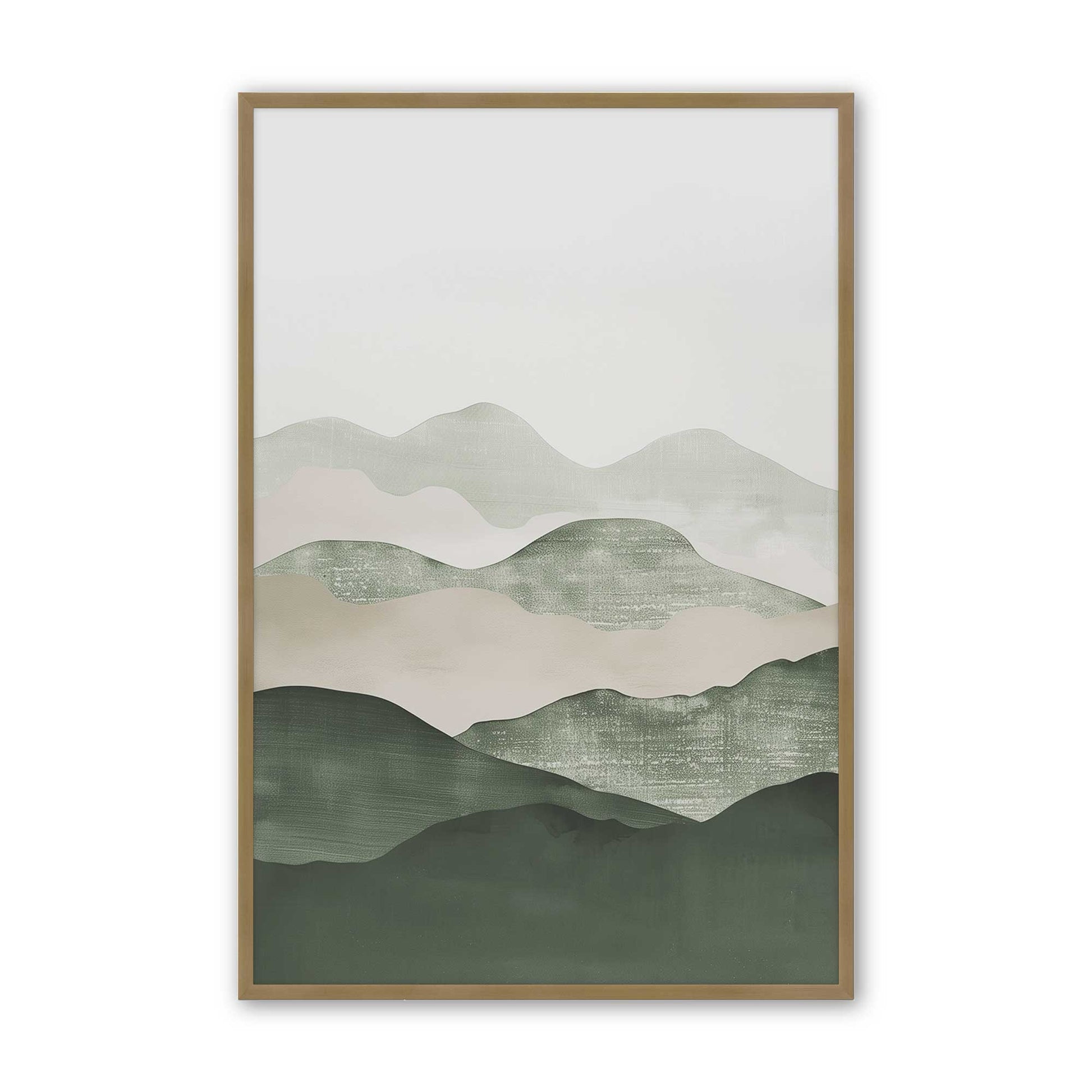 [Color:Brushed Gold], Picture of art in a Brushed Gold frame