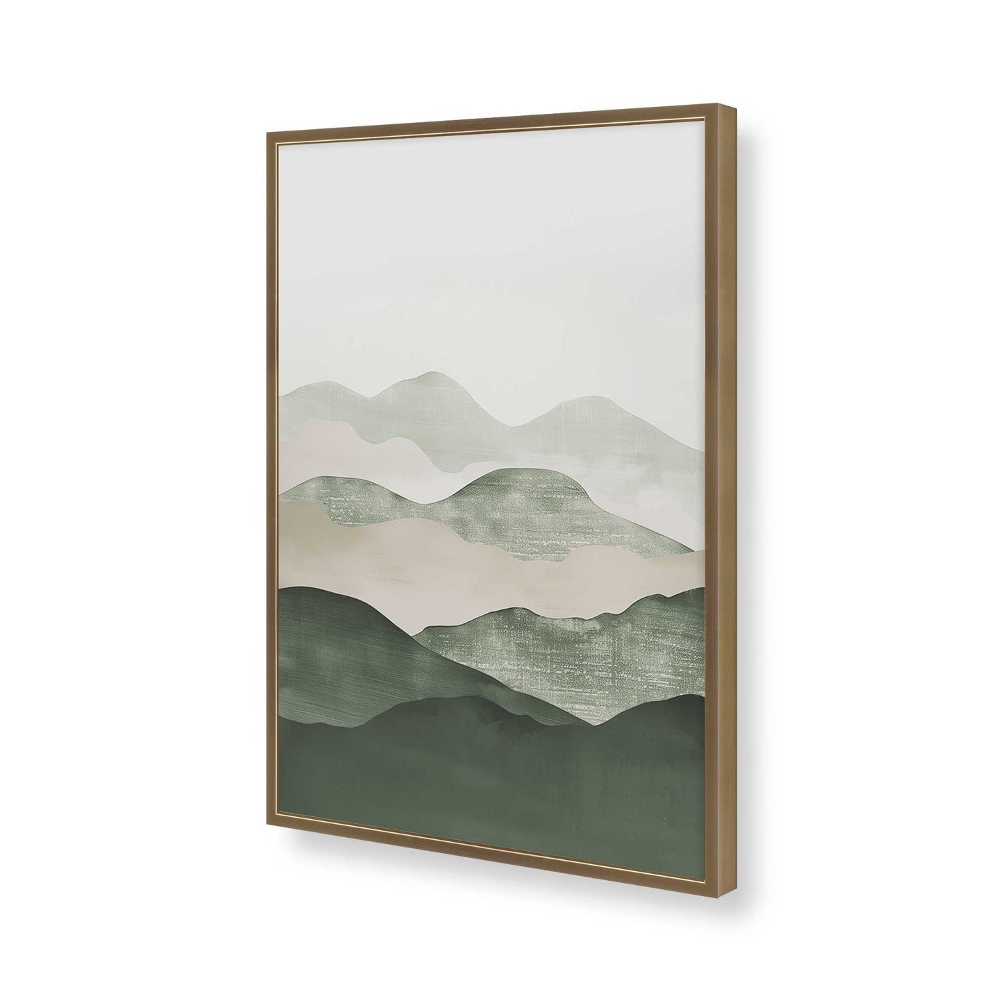 [Color:Brushed Gold], Picture of art in a Brushed Gold frame of the corner