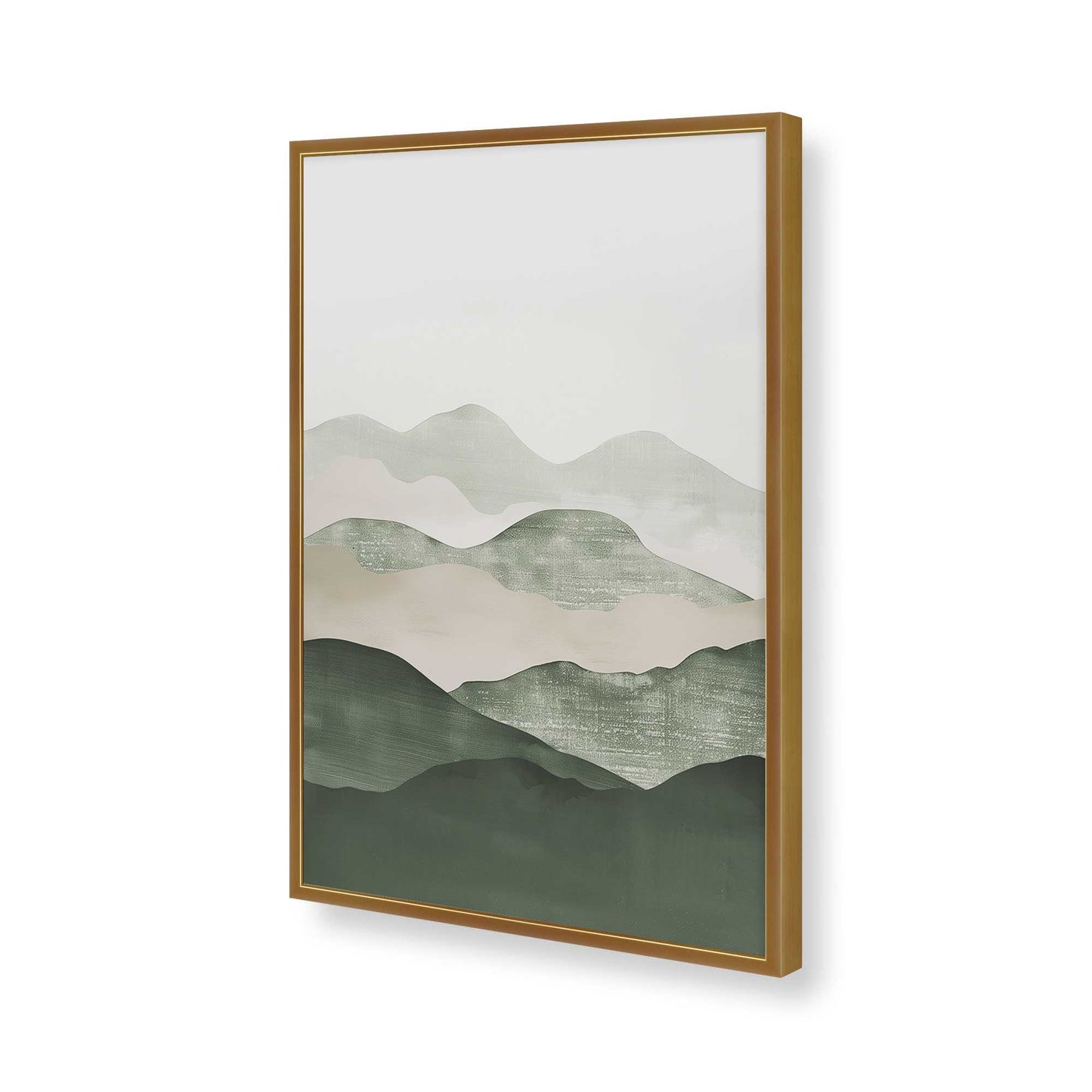 [Color:Polished Gold], Picture of art in a Polished Gold frame of the corner