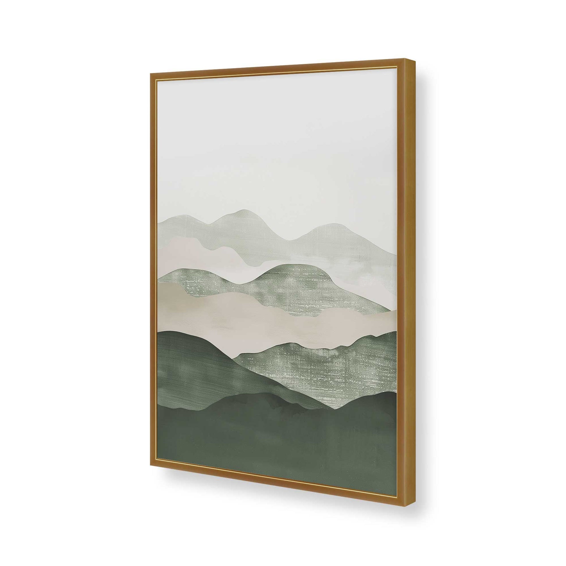 [Color:Polished Gold], Picture of art in a Polished Gold frame of the corner
