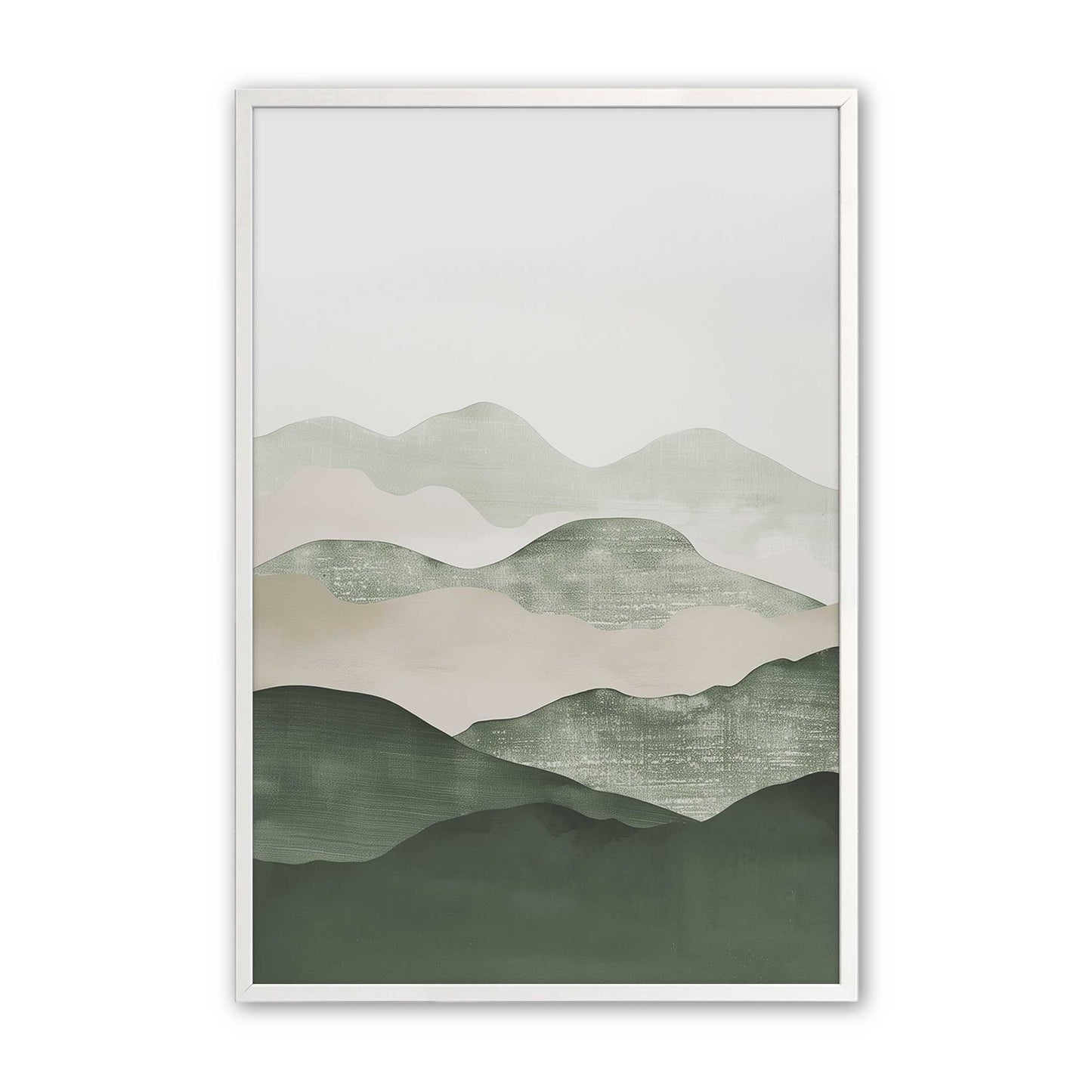 [Color:Opaque White], Picture of art in a Opaque White frame